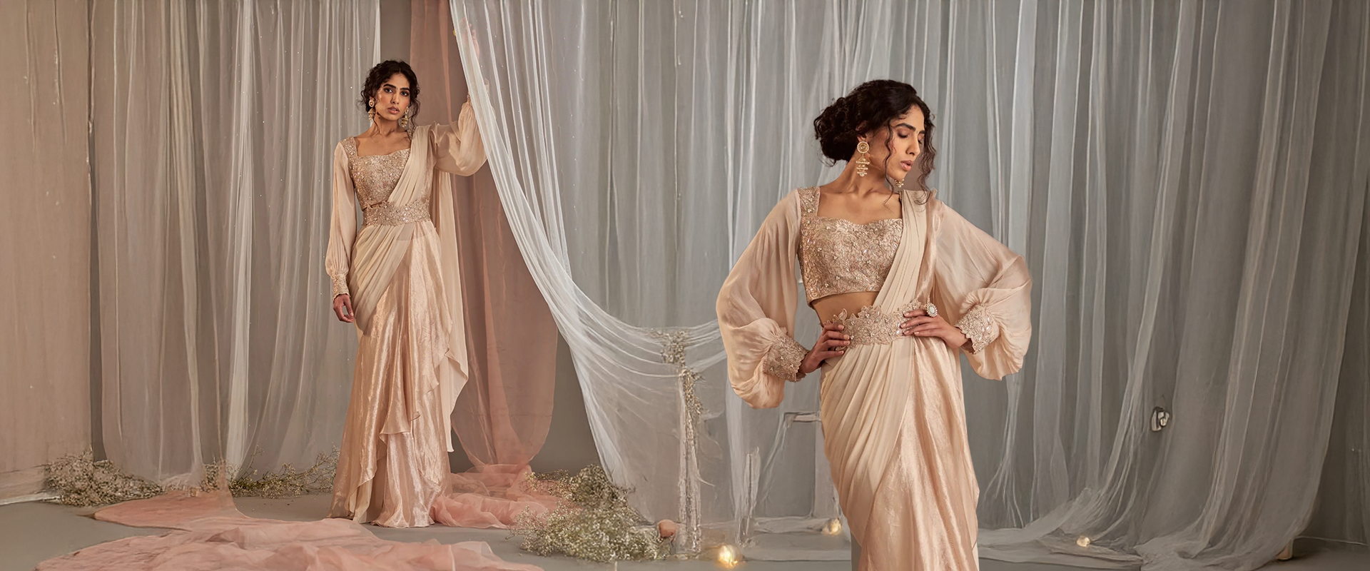 The Art of Draping: Nidhika Shekhar’s Designer Sarees for Weddings