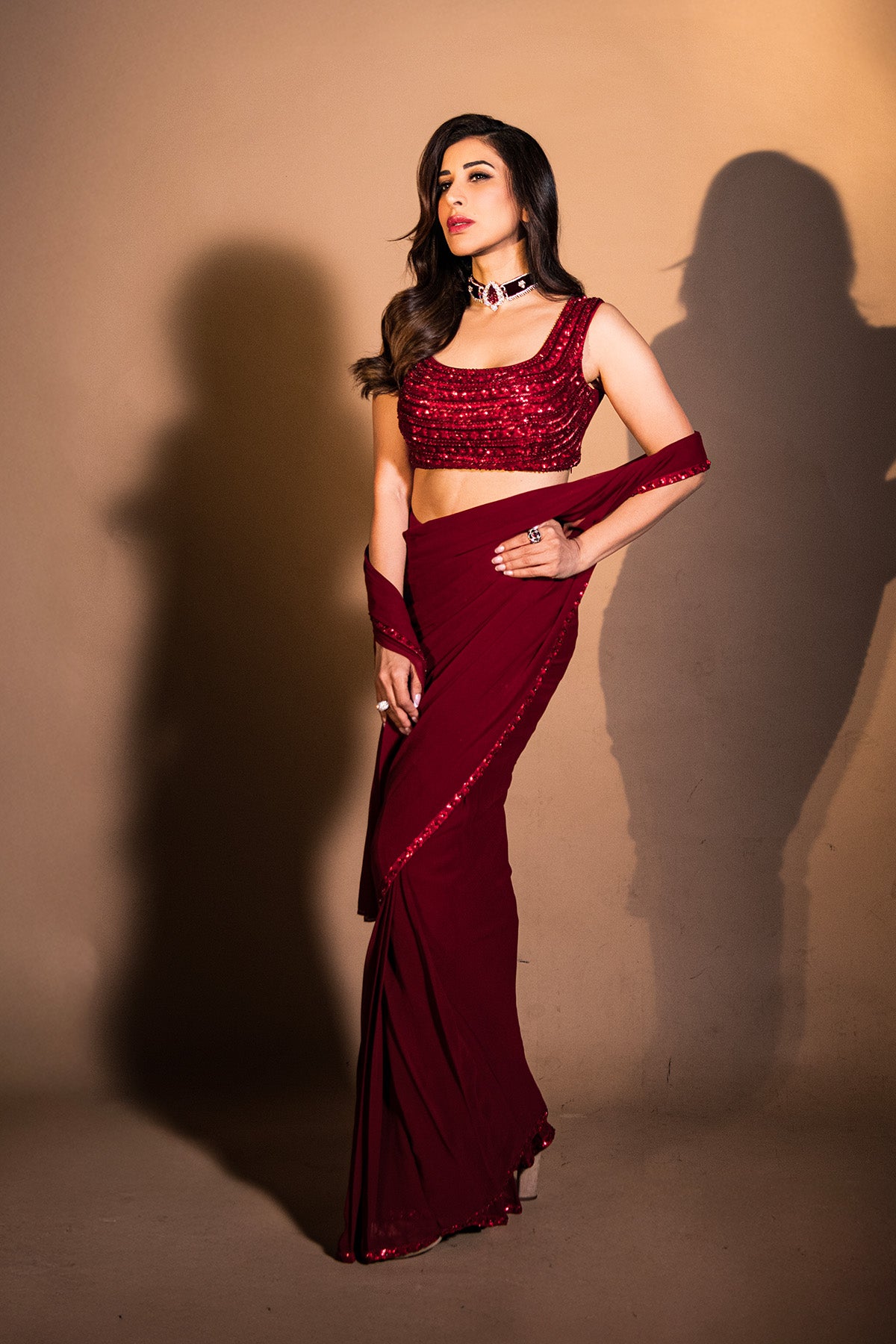 Sofia In Jalsa Saree Set