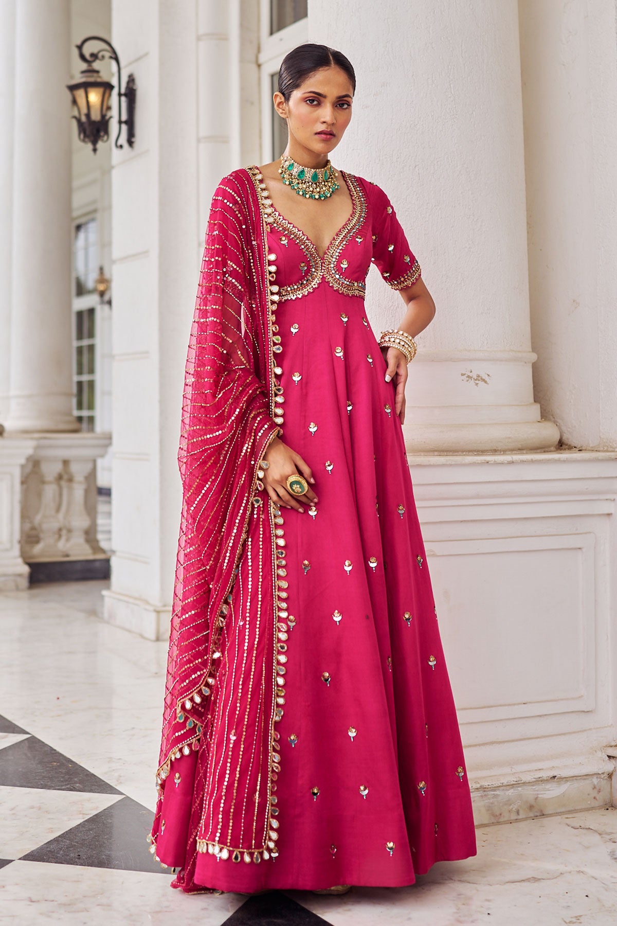 Ashi Khanna In Gulabi E Umang Anarkali