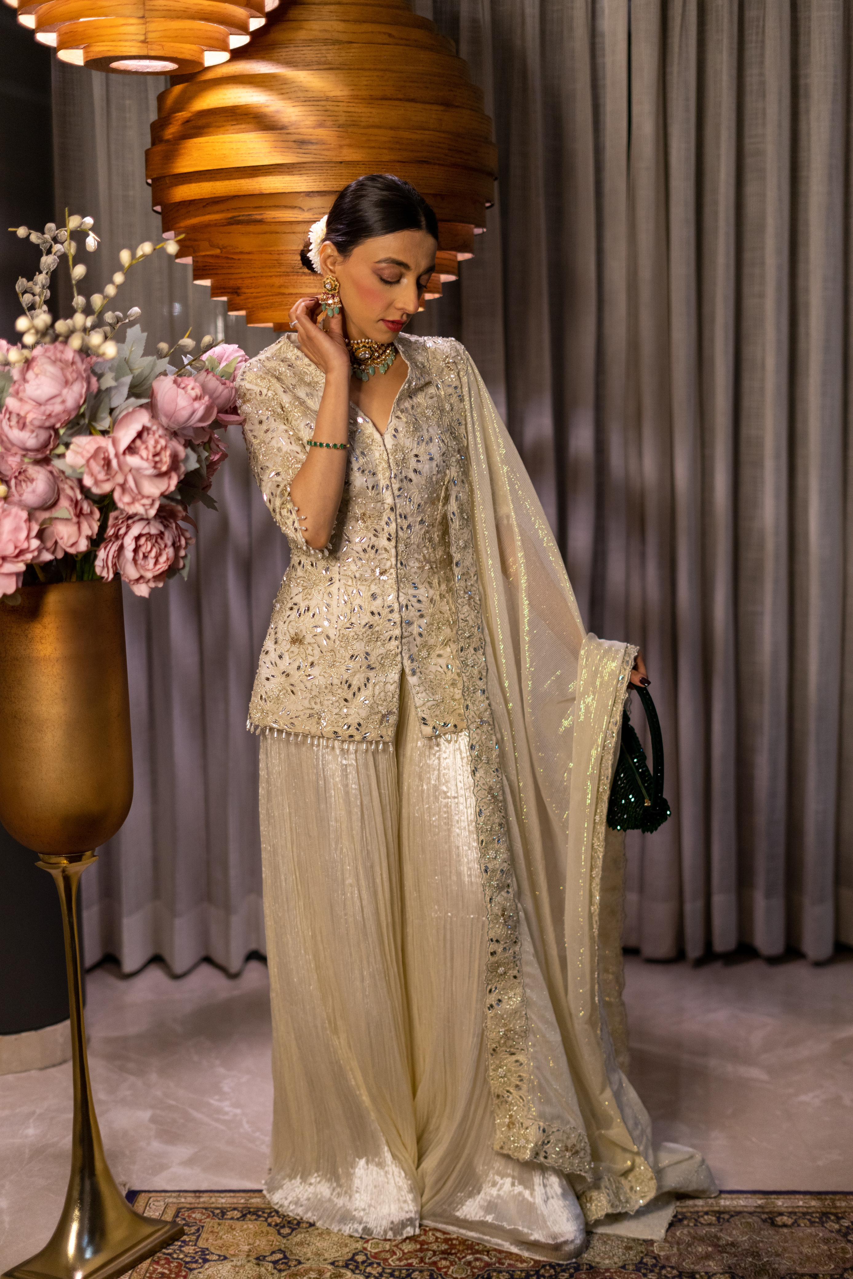 Chamane-E-Bahaar Sharara Set