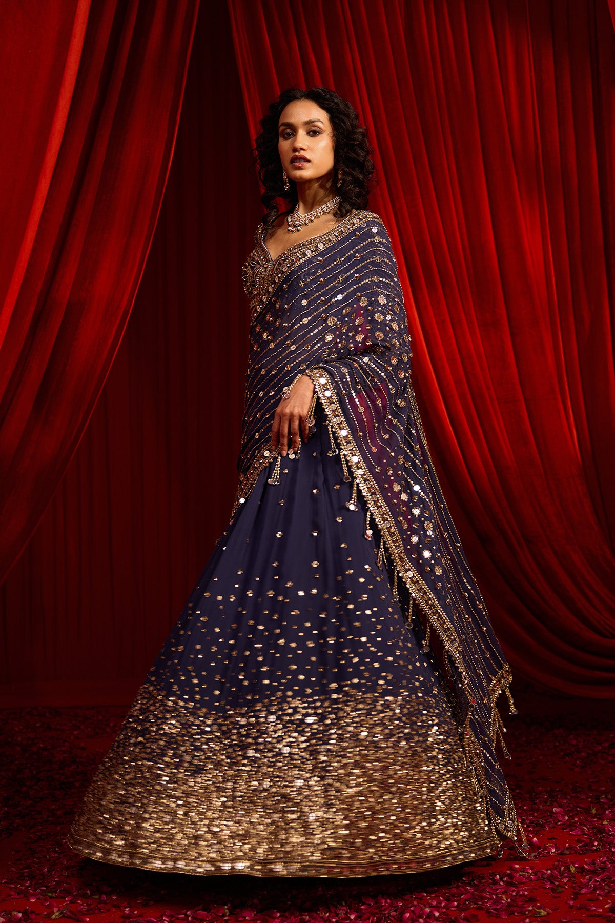 NEEL KAMAL LEHNGA SAREE SET