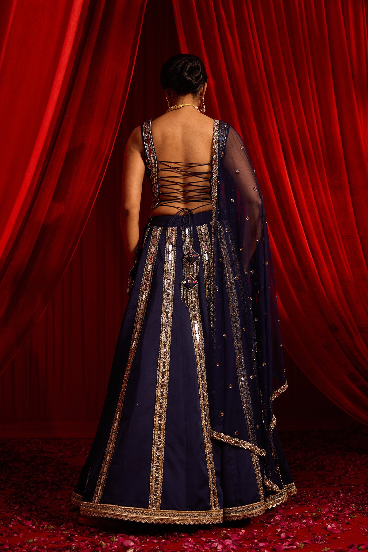 ANVAYA NEEL LEHENGA SET