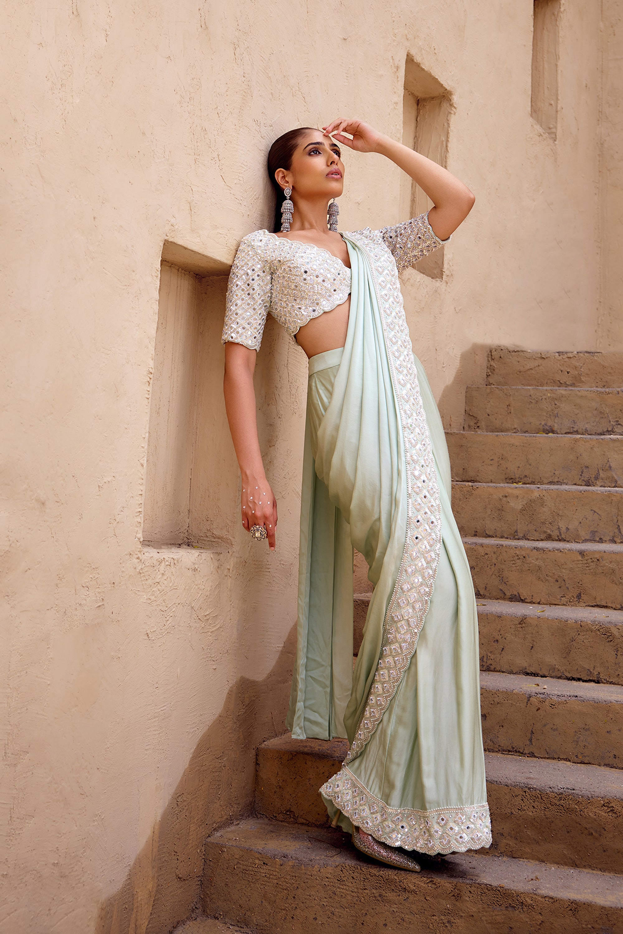 CHANDRIKA DRAPE SAREE