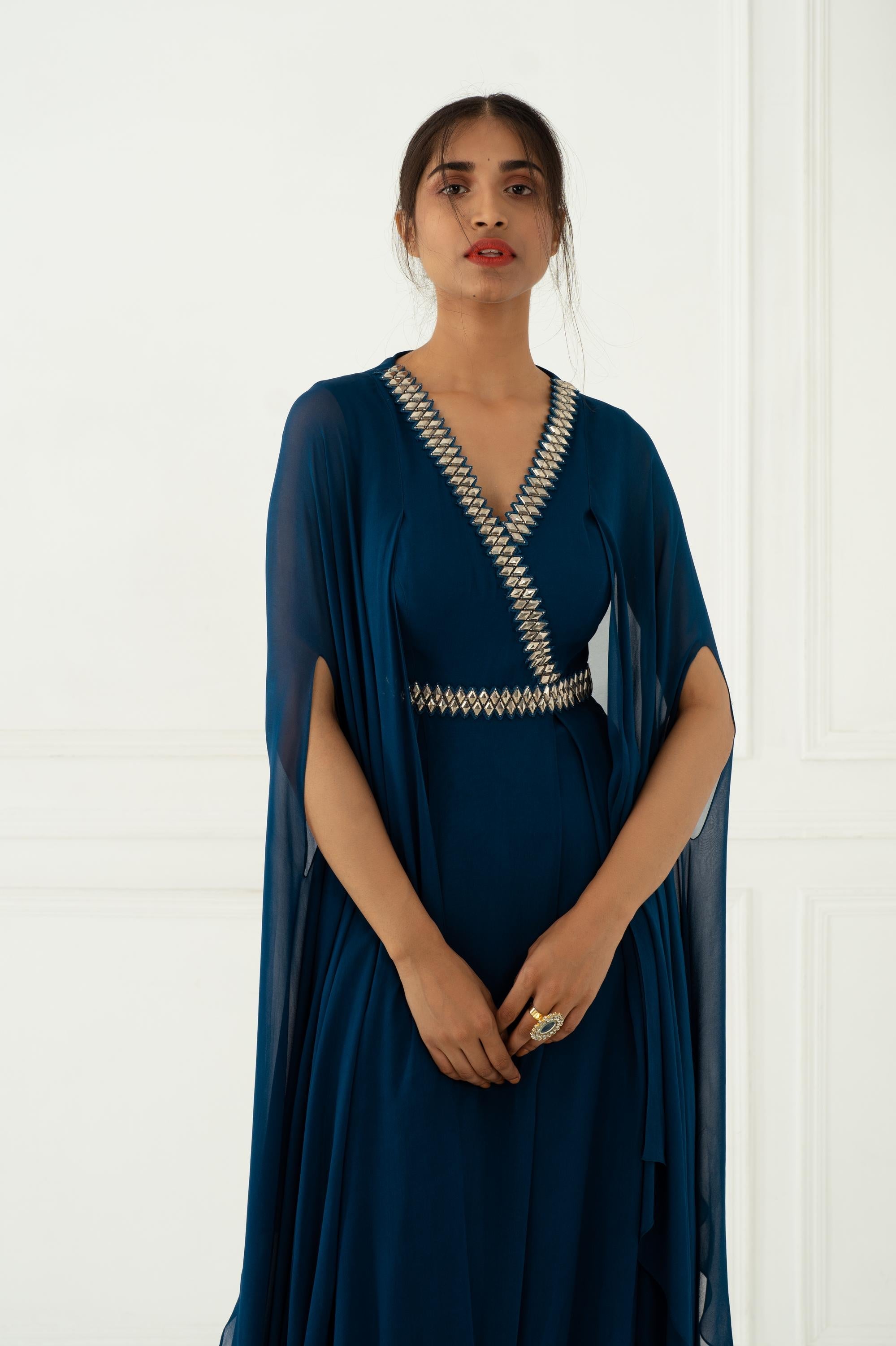 All About Cape Gown Set