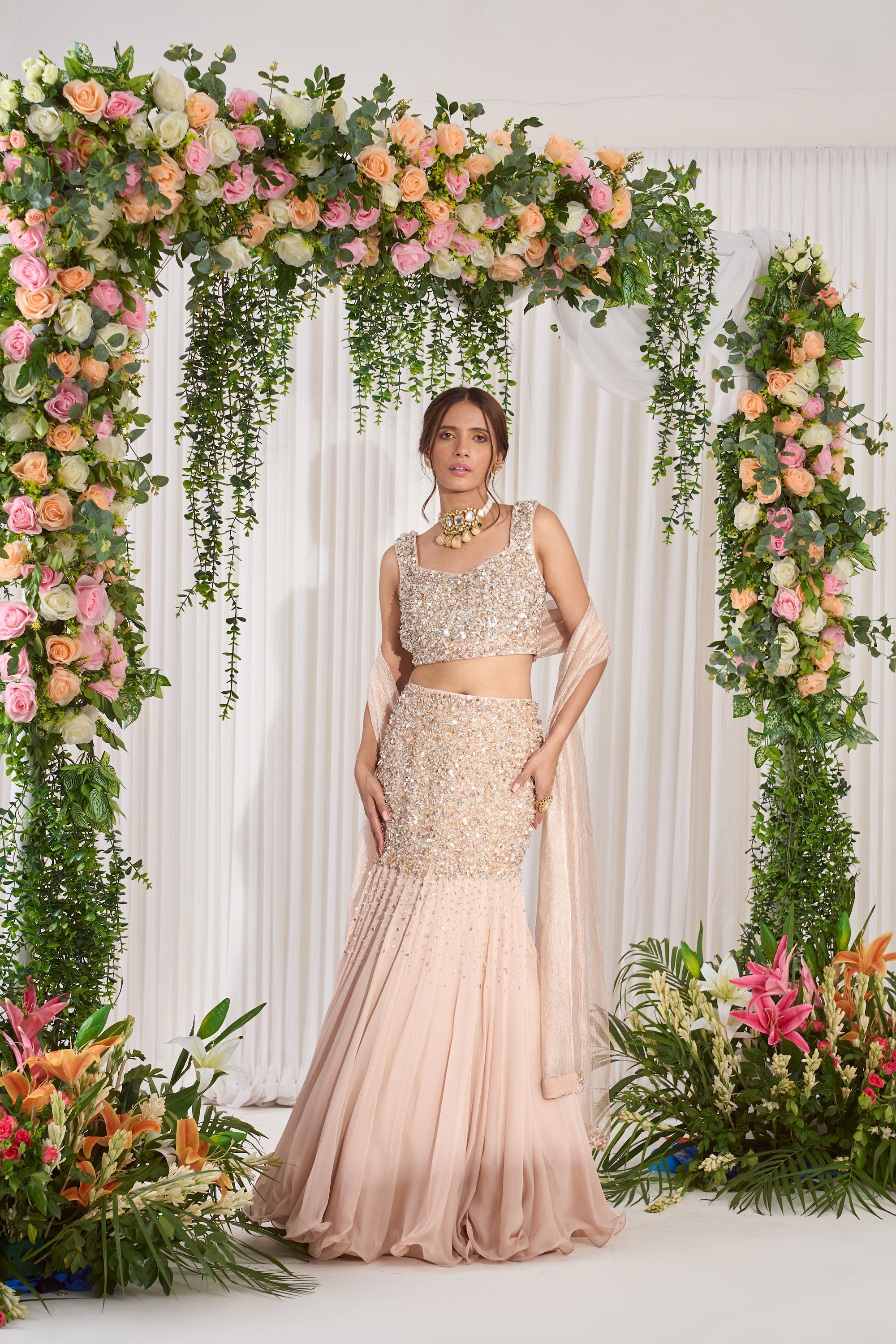 fish cut dress lehenga From engagement glam to reception shine our fishcut lehengas steal the show, not your savings Rent the best fishcut lehenga in town with @weddingaashiyanaofficial . . . . Wedding outfits,