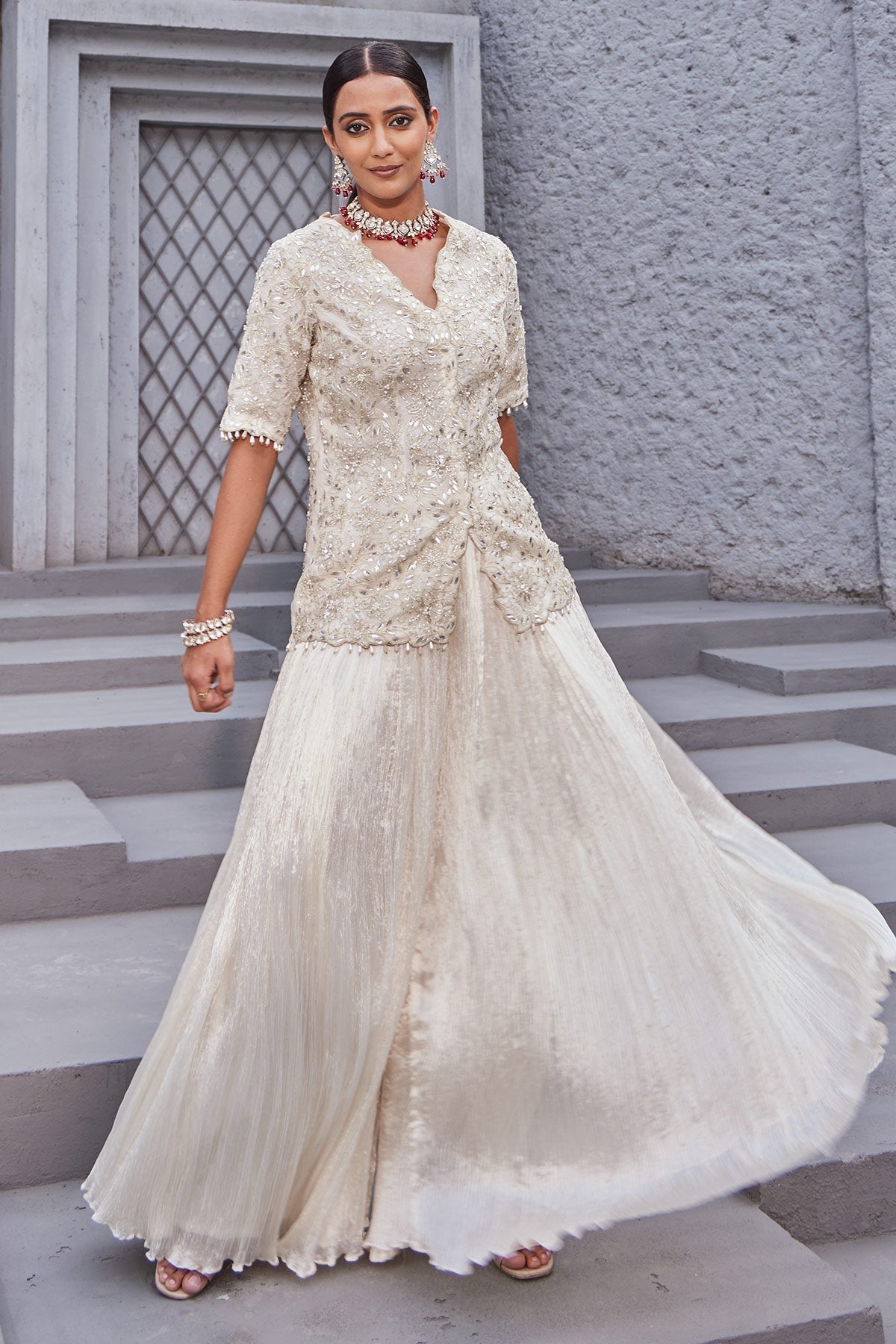 Chamane-E-Bahaar Sharara Set