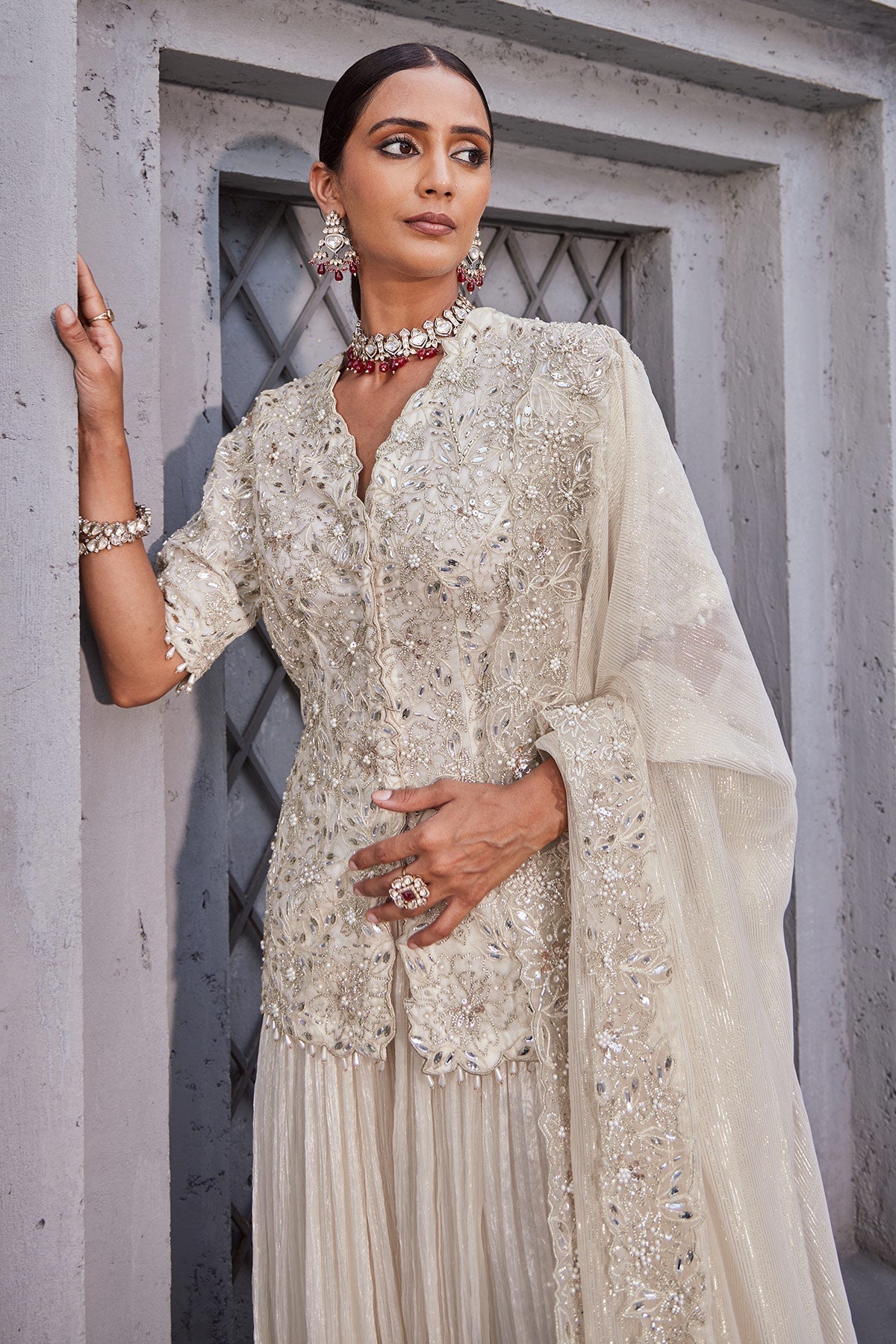 Chamane-E-Bahaar Sharara Set