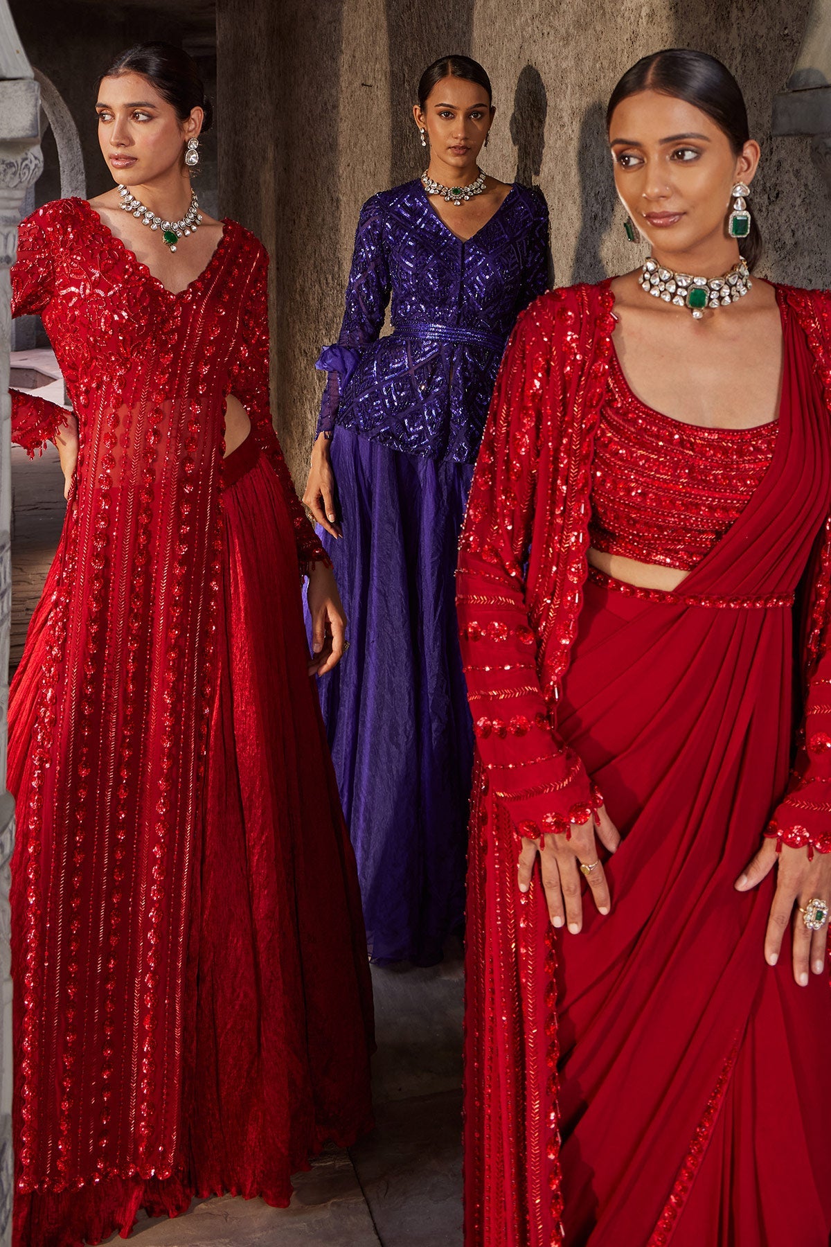 Sargun Mehta in Jalsa Saree Set