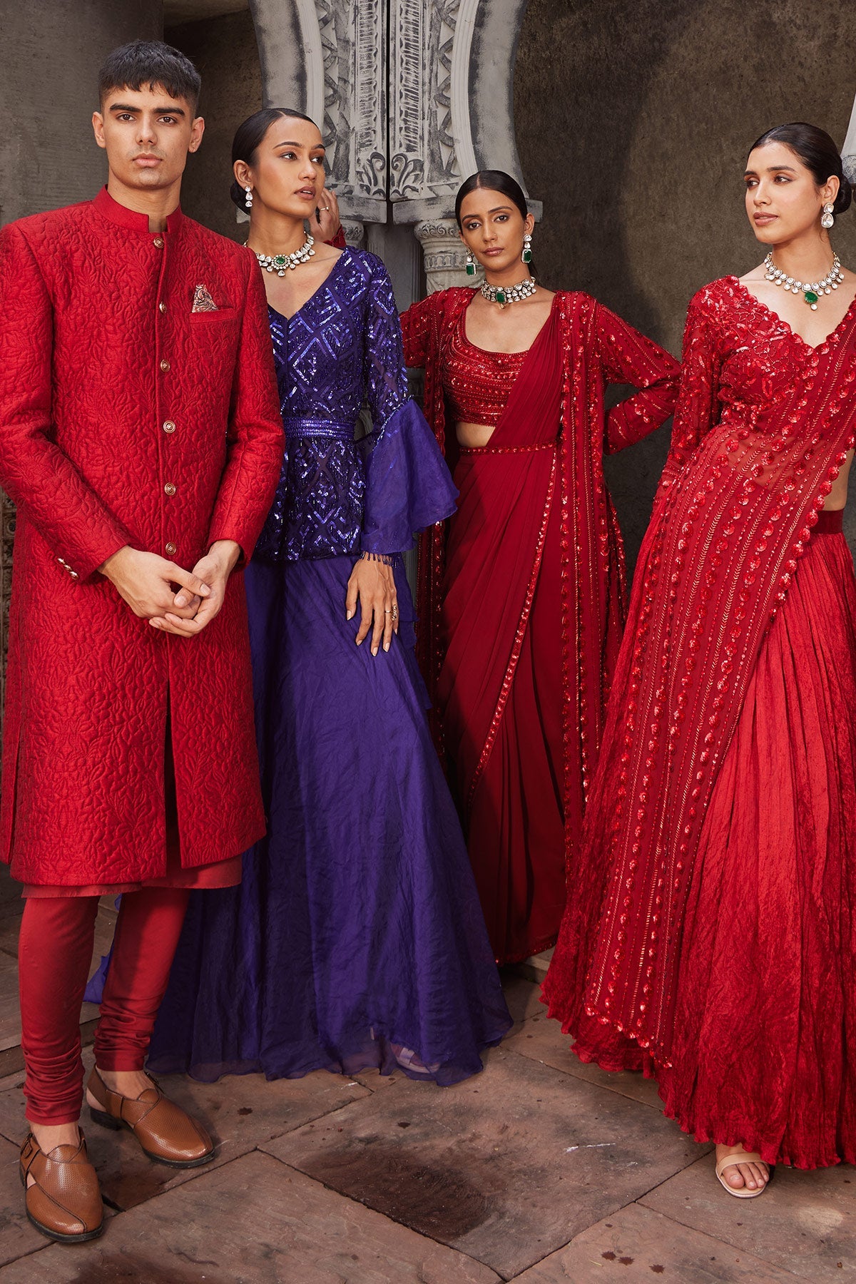 Sargun Mehta in Jalsa Saree Set