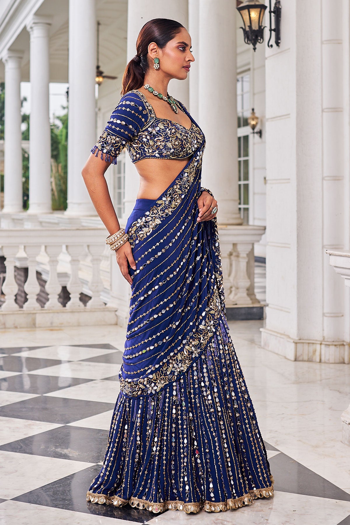 Shaadmani saree set