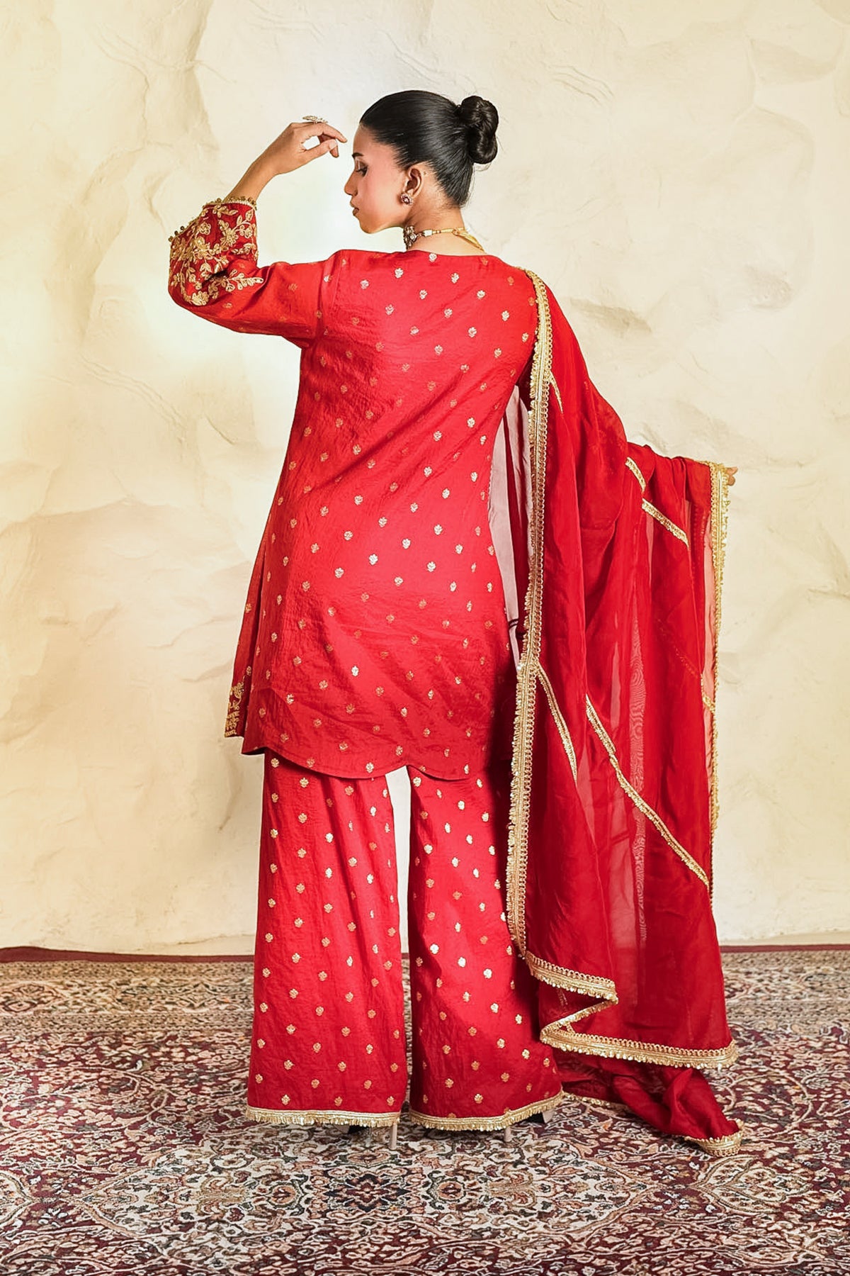 Surkh Lal Kurta Set