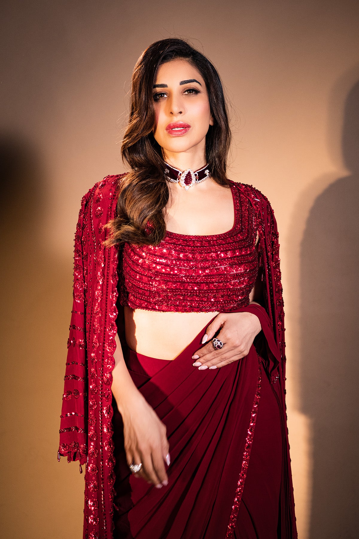 Sofia In Jalsa Saree Set