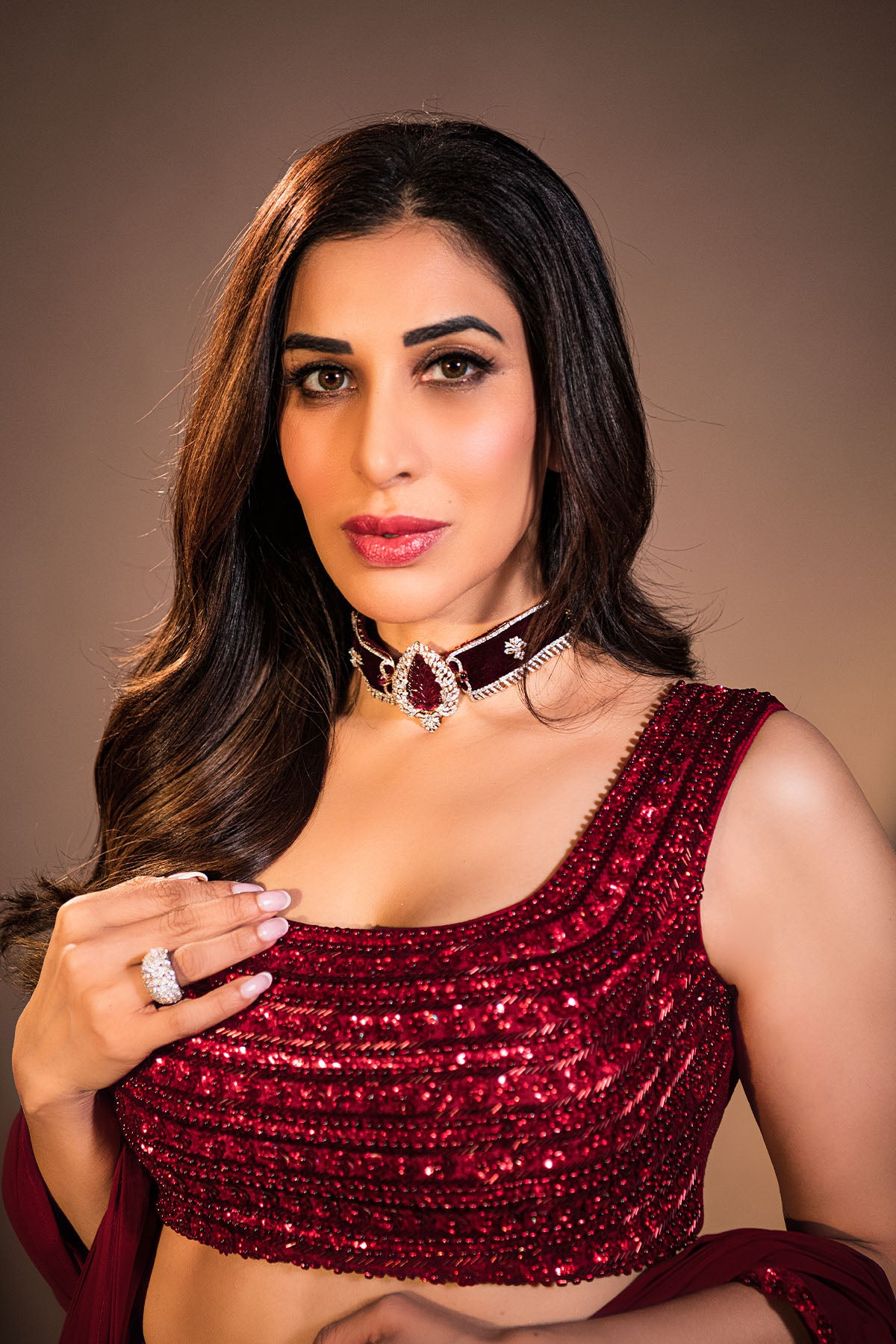 Sofia In Jalsa Saree Set