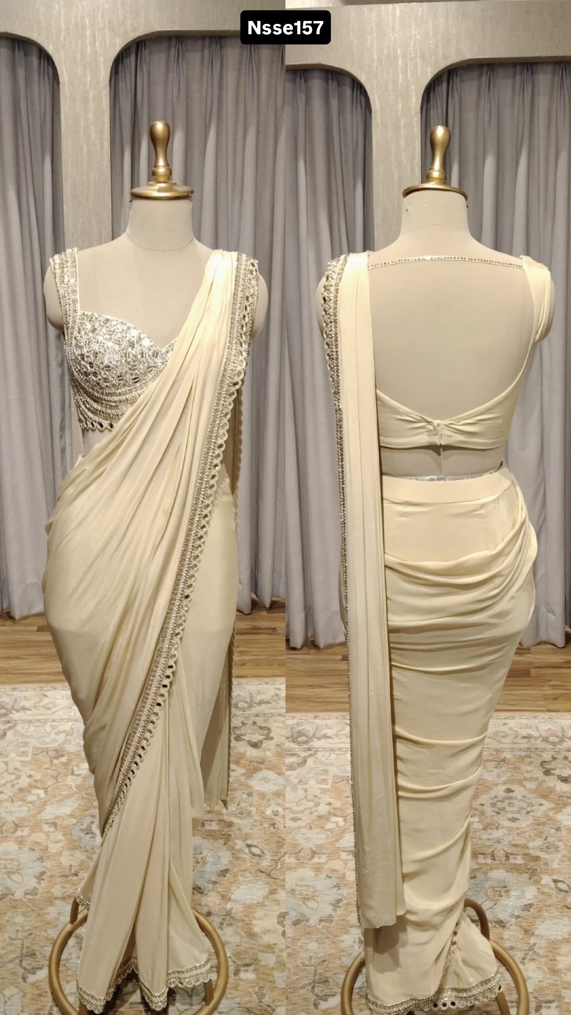 IVORY ANVAYA SAREE SET
