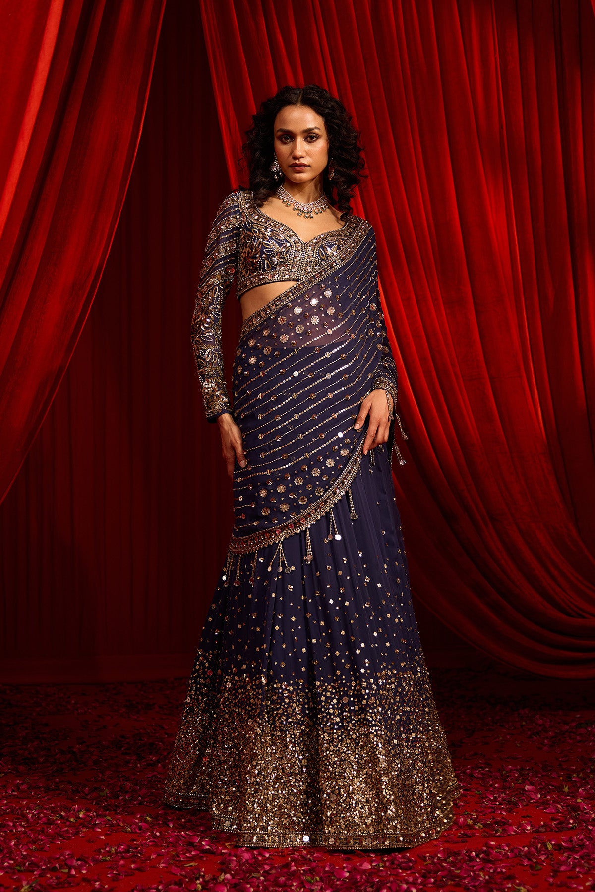 NEEL KAMAL LEHNGA SAREE SET