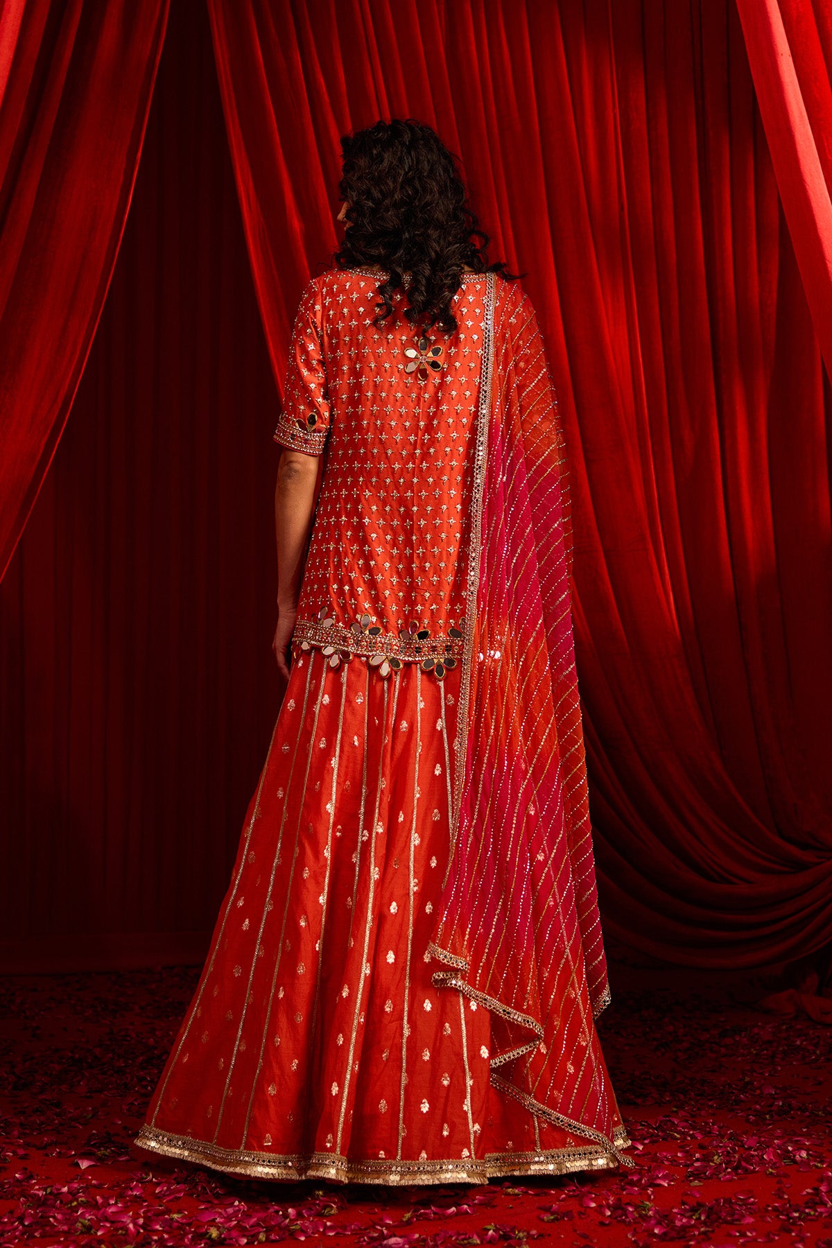 NARANGI ANVAYA LEHNGA SET