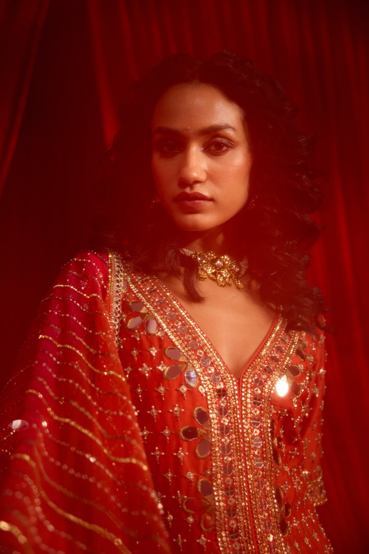 NARANGI ANVAYA LEHNGA SET