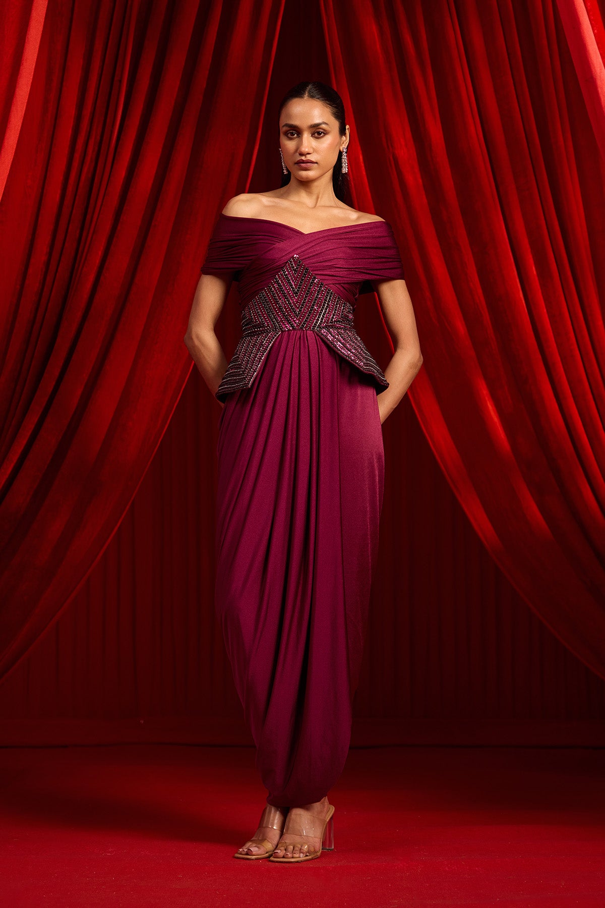 GRANTHI NAVSHAILI SAREE SET