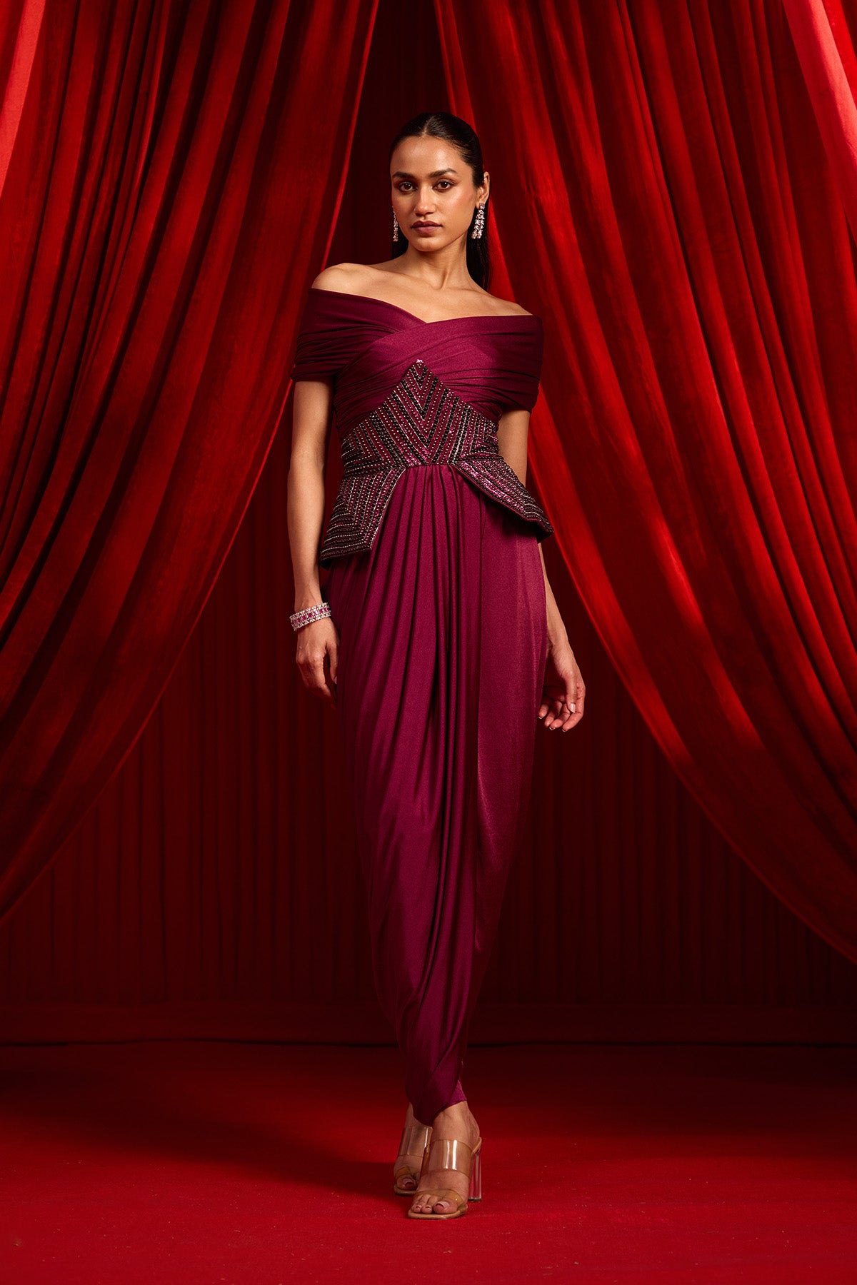 GRANTHI NAVSHAILI SAREE SET