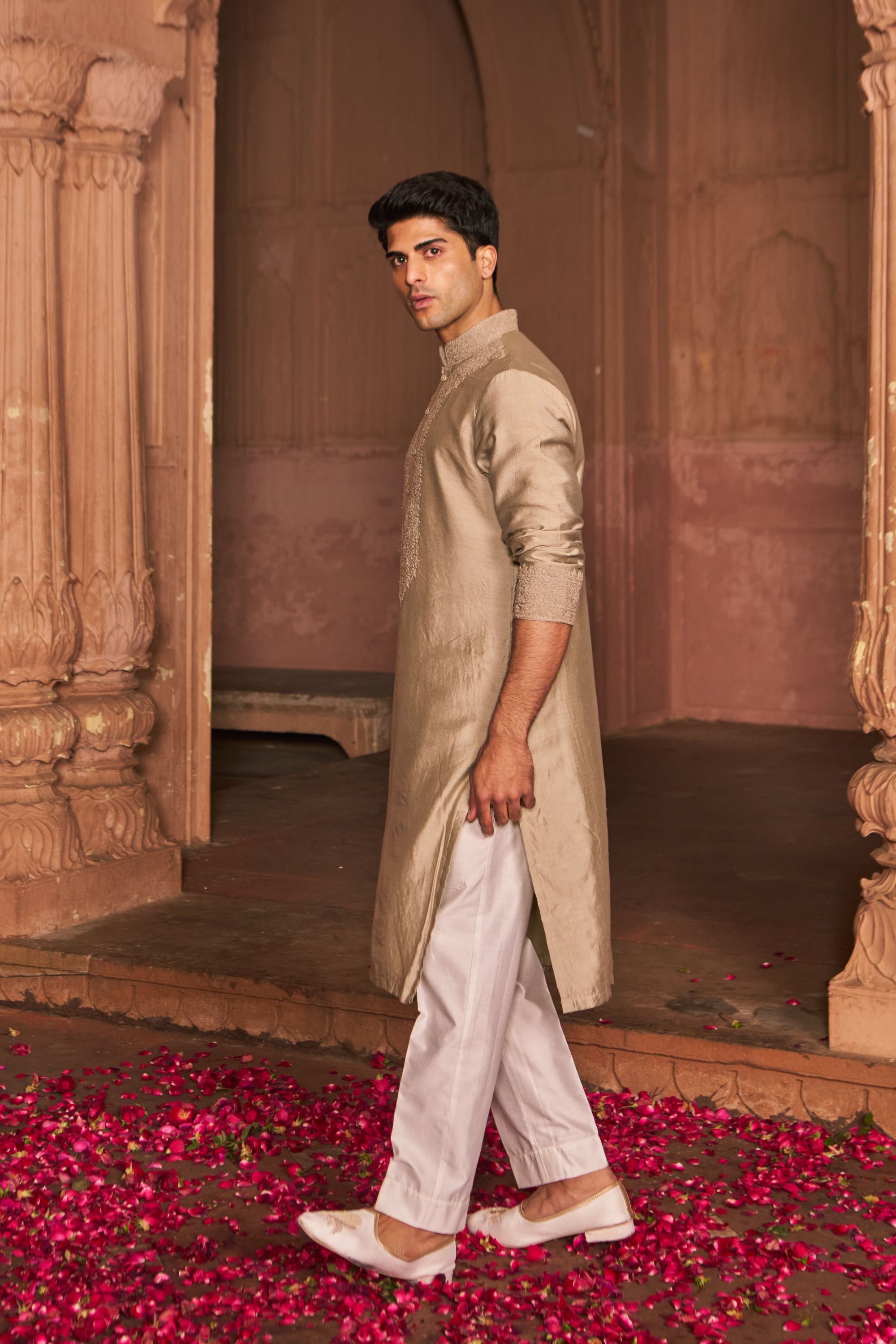 KURTA SET(SAGE GREEN)