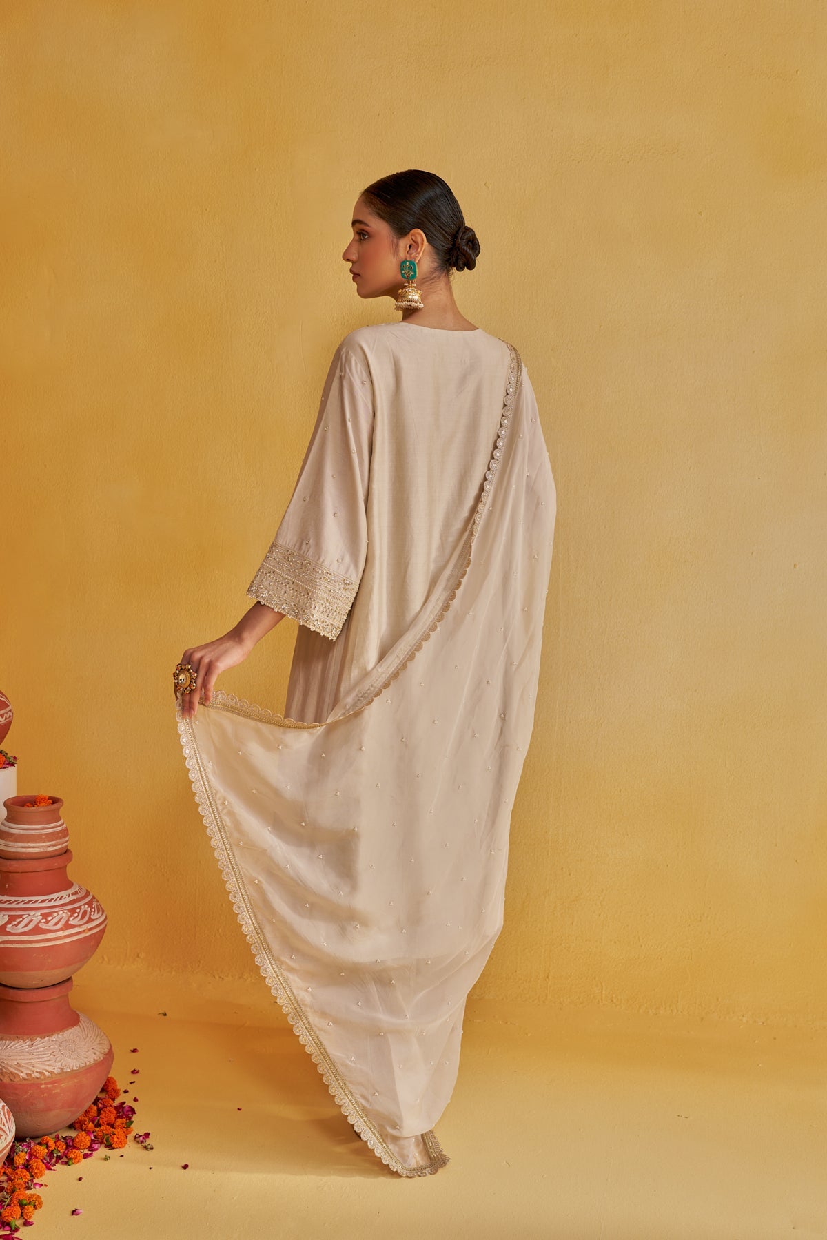 SHUBH BELA KURTA SET