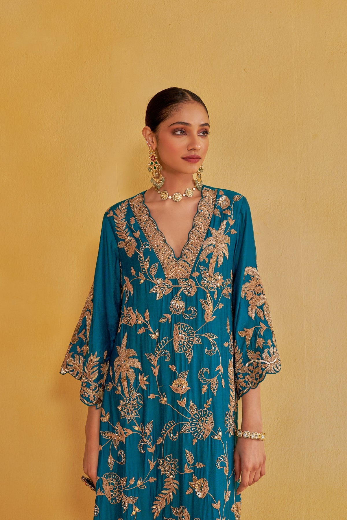 SHUBH FEROZI KURTA SET