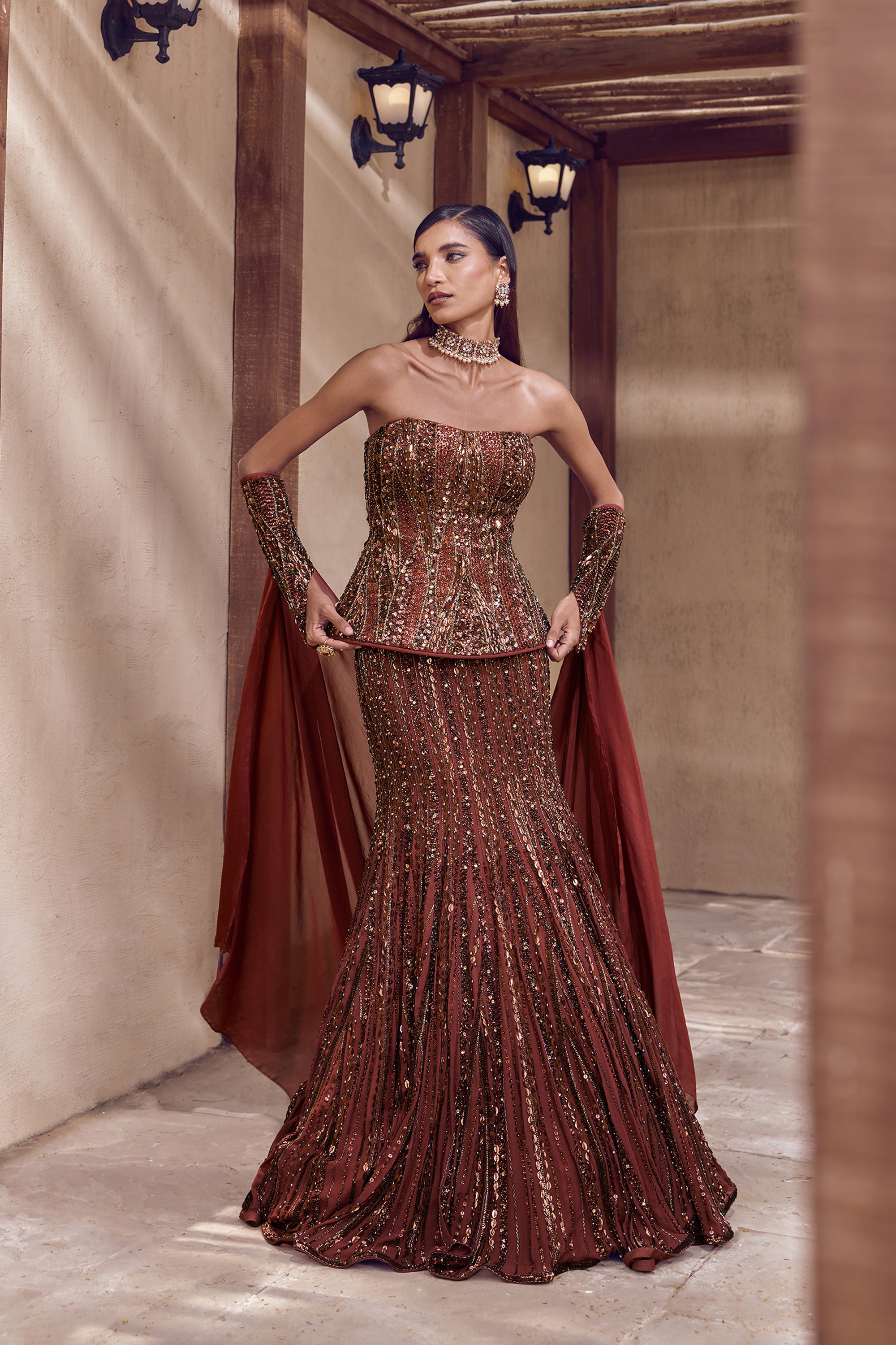 KANSYA NOOR CORSET LEHENGA