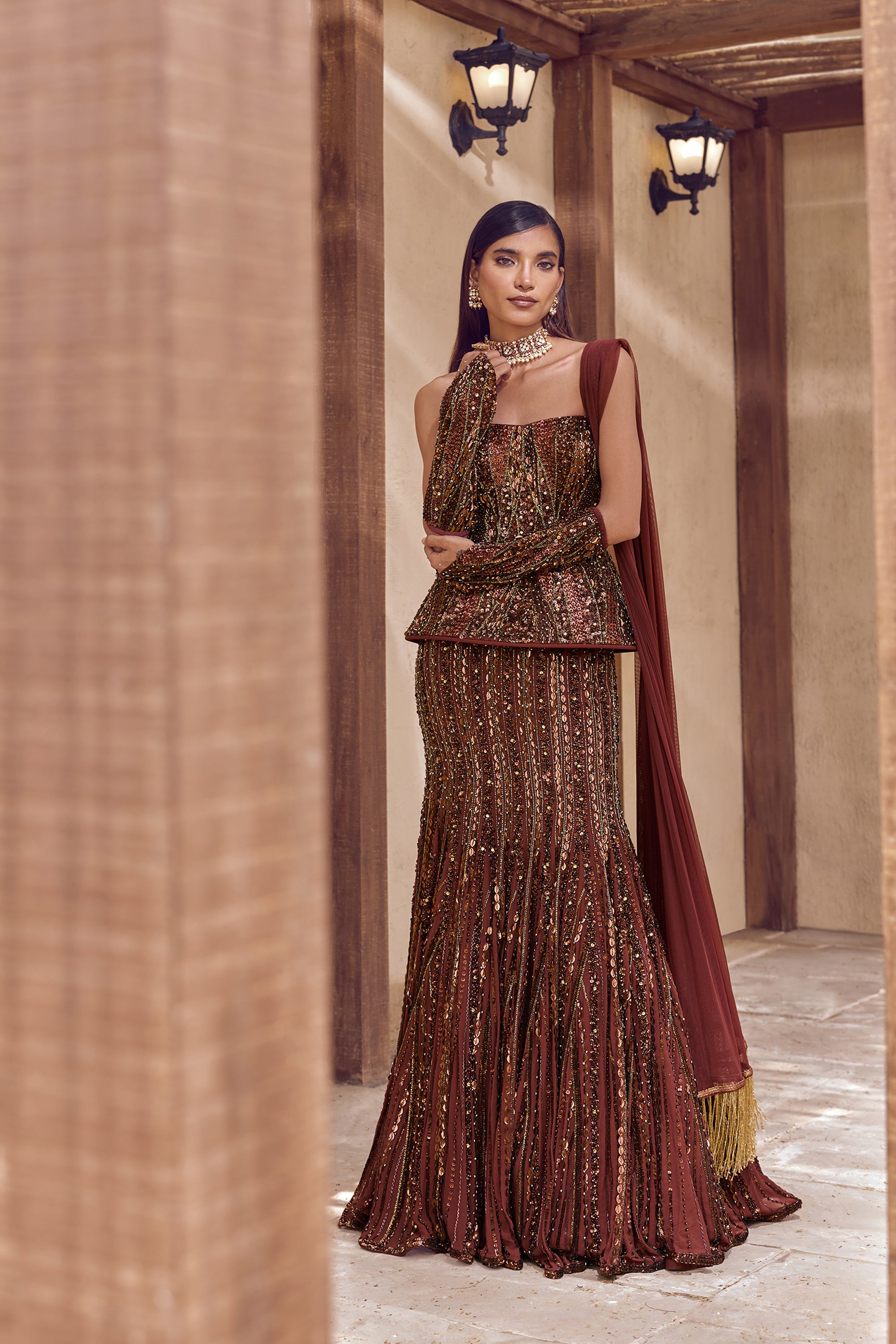 KANSYA NOOR CORSET LEHENGA