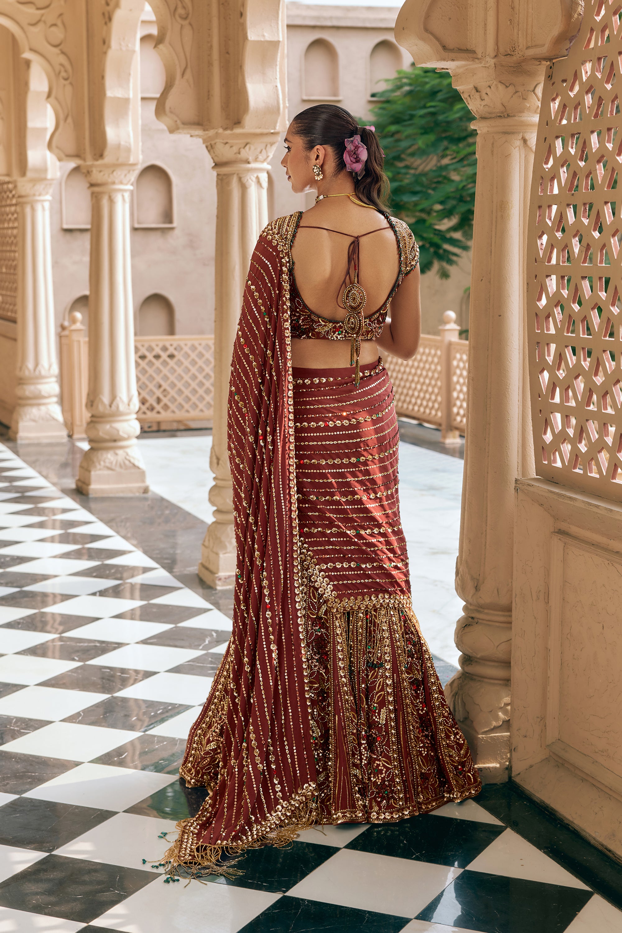 KANAK PADMA SAREE LEHENGA