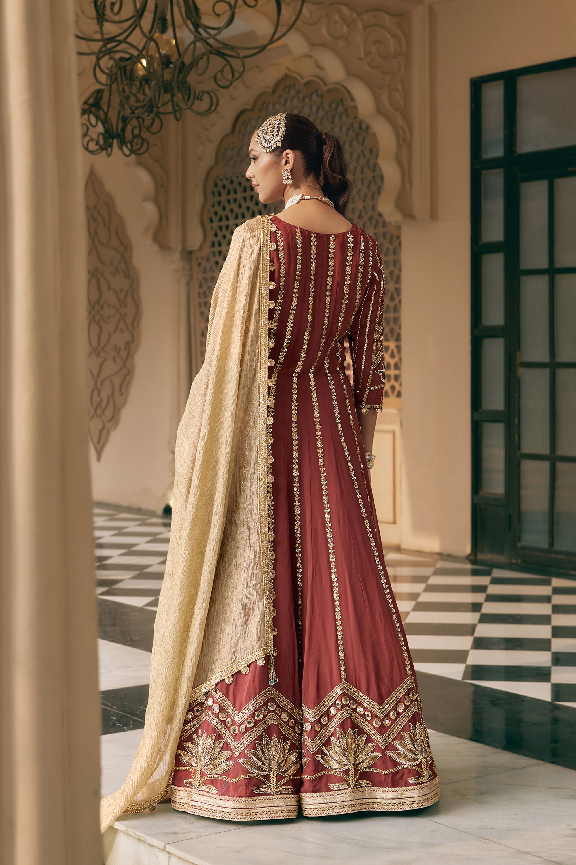 TAMRA PADMA ANARKALI SET