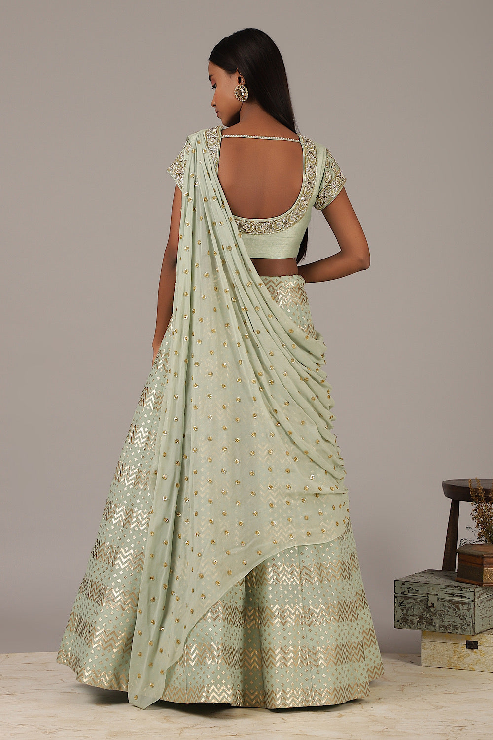 Buy Designer Women's Angrakha Lehenga Set | Nidhika Shekhar