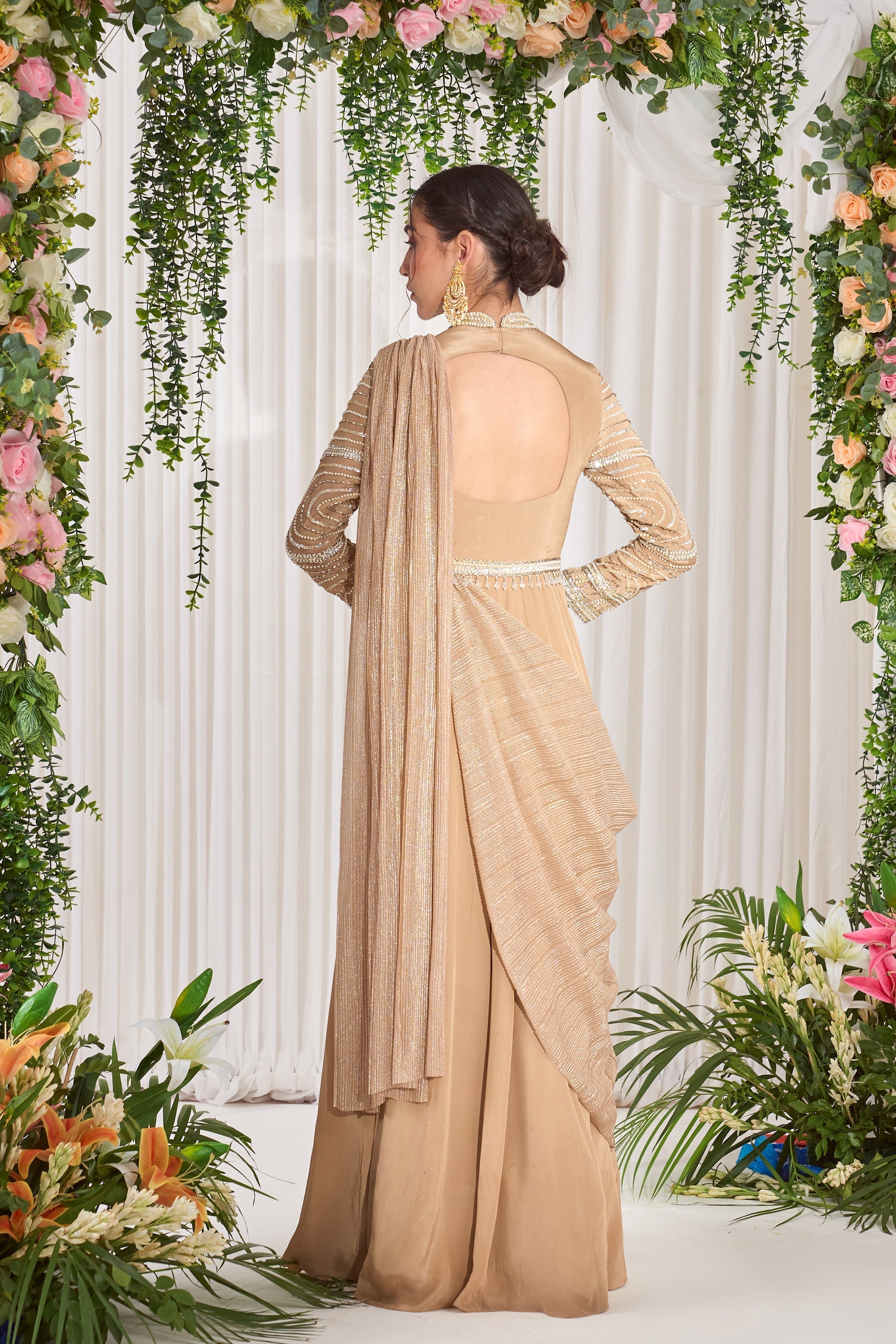 Ujwal Deep Shimmer Anarkali