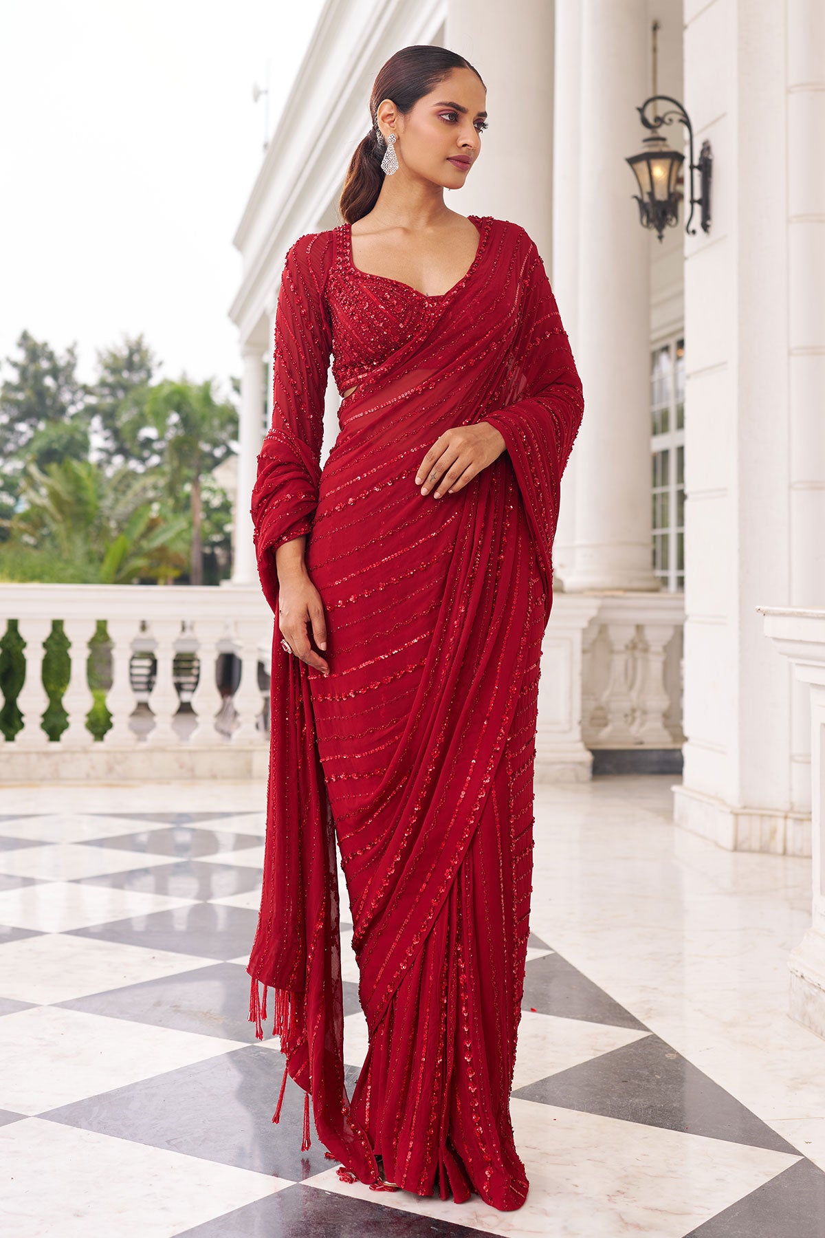 Khushi e laal saree