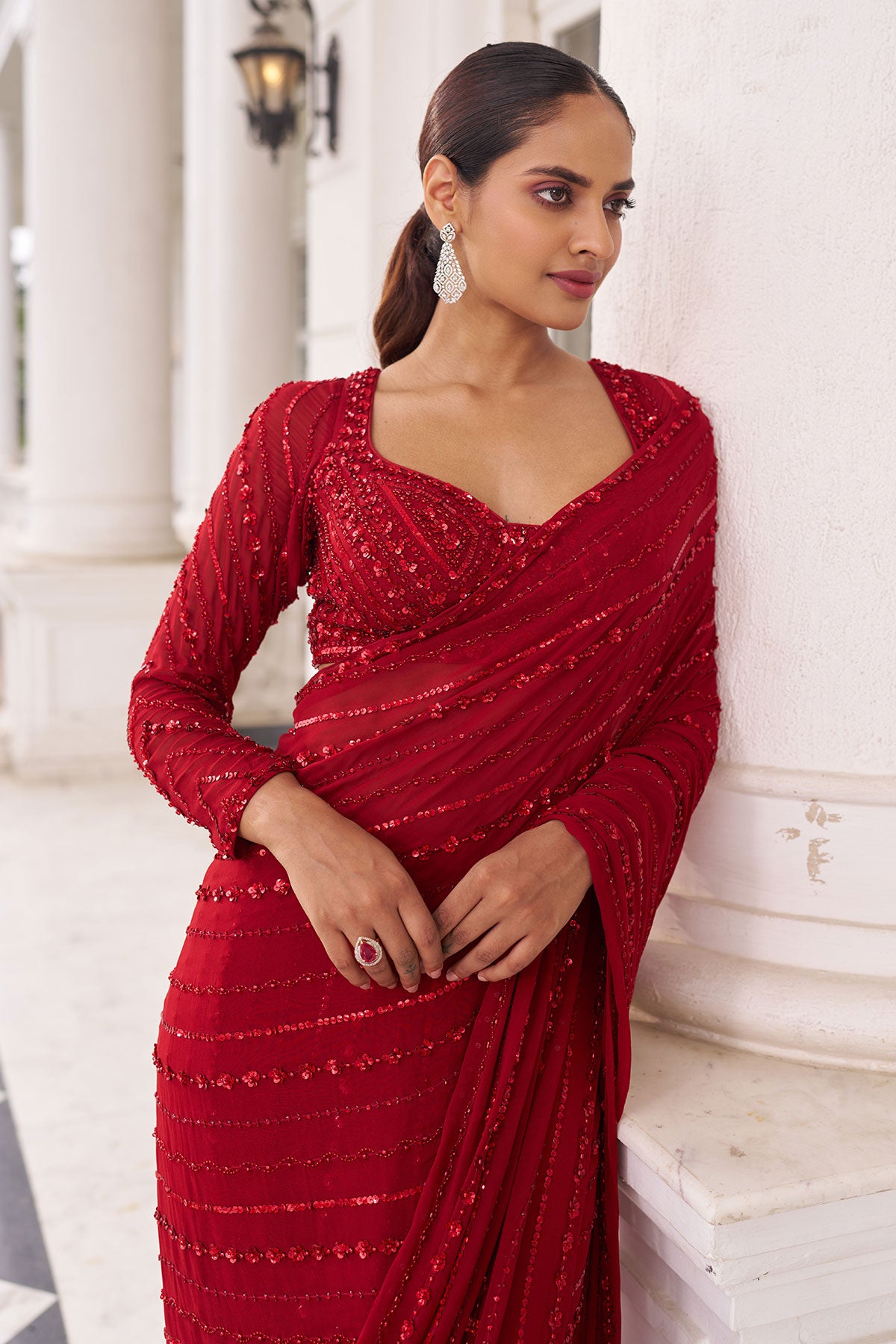 Khushi e laal saree