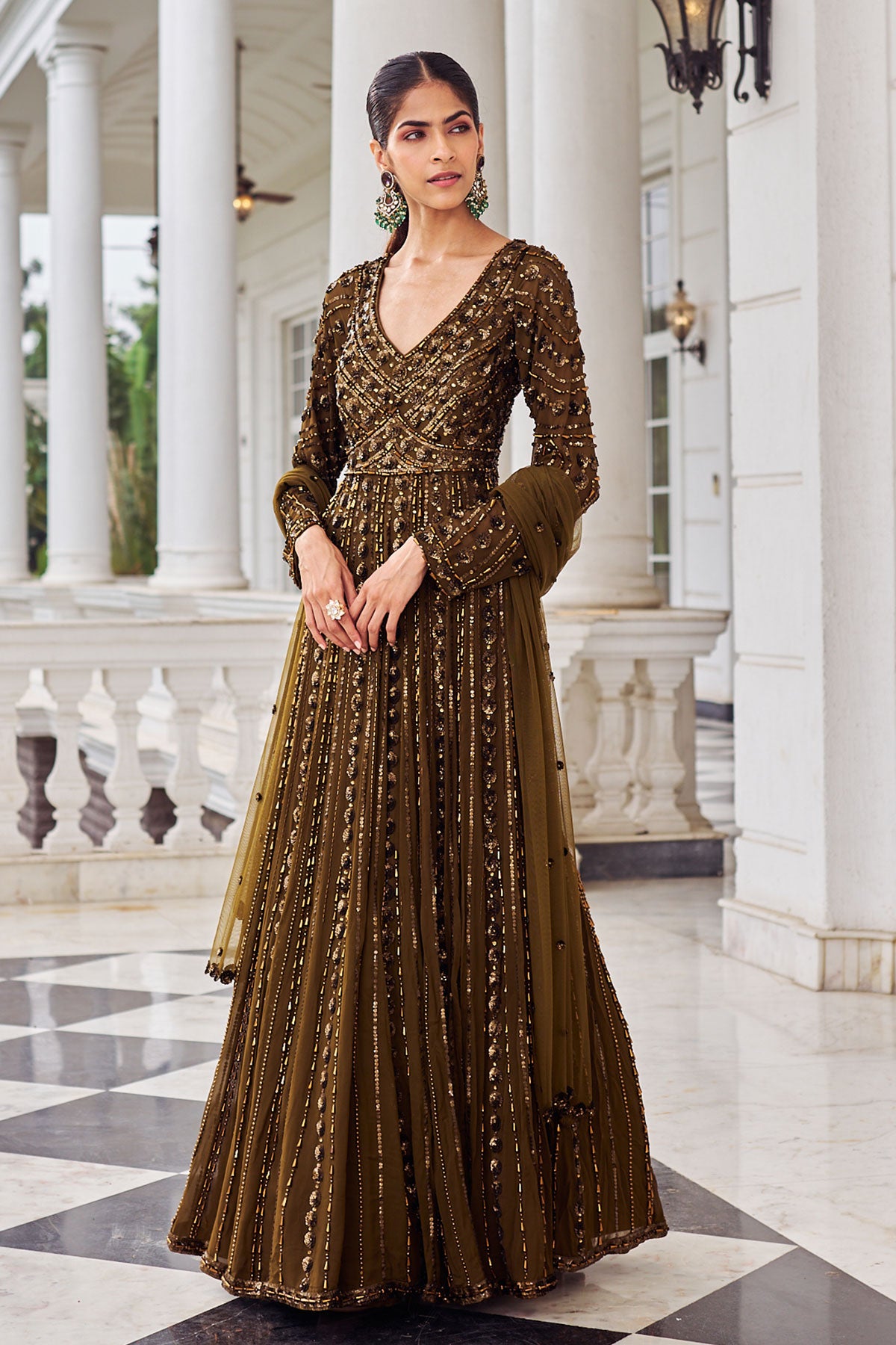 Sunheru Anarkali set