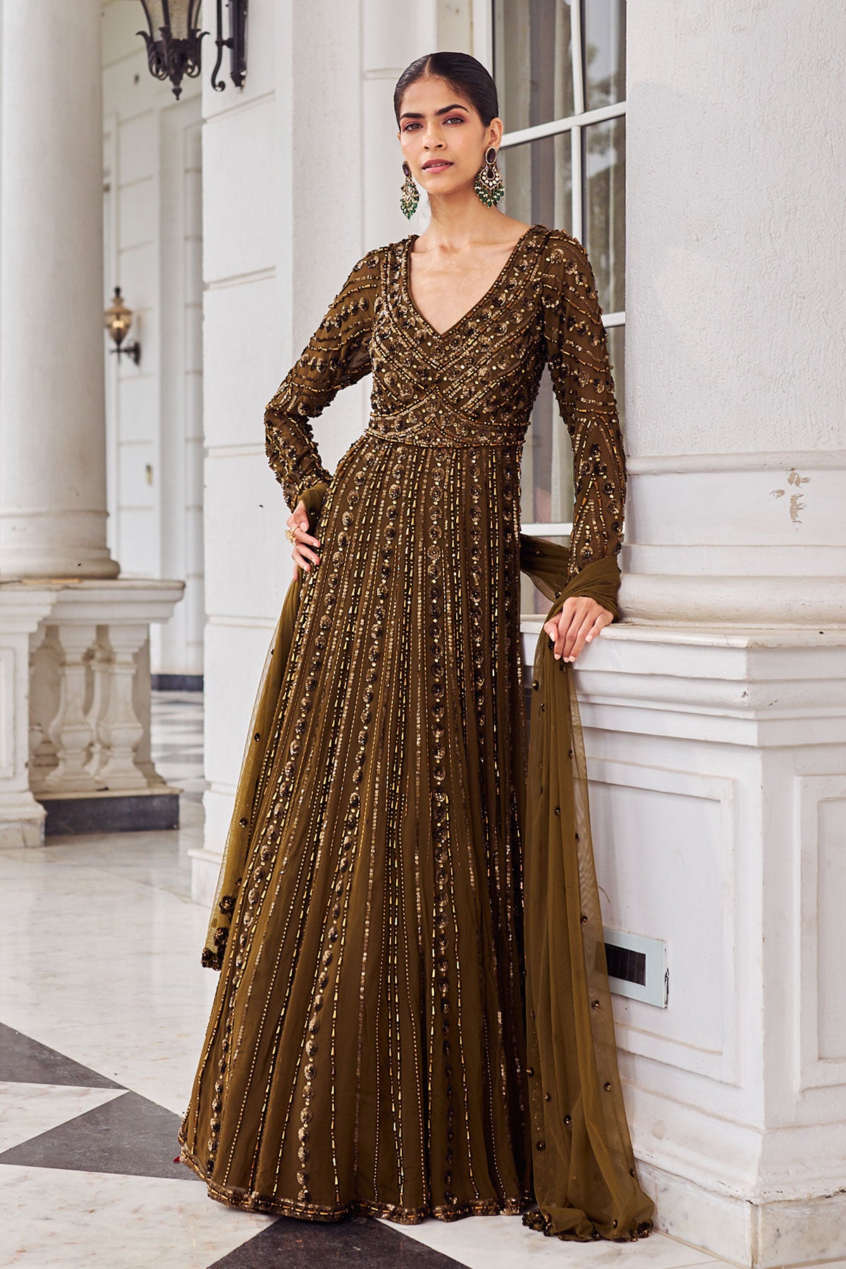 Sunheru Anarkali set