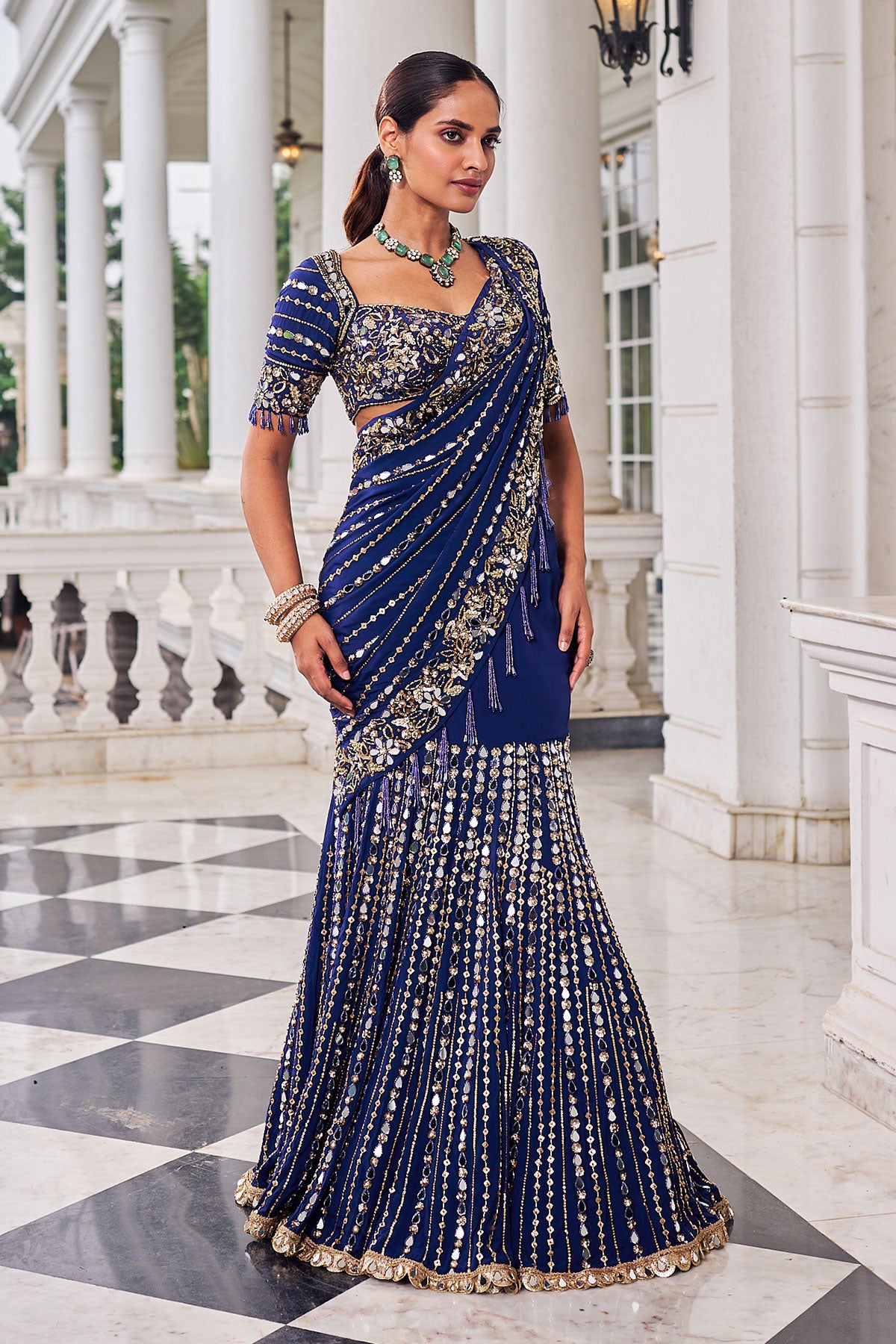Shaadmani saree set