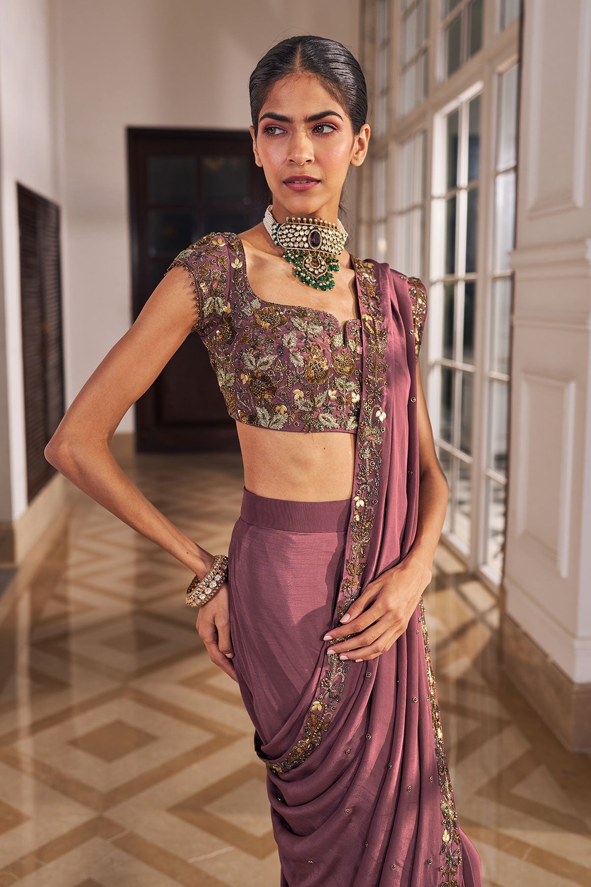Bahaar saree set