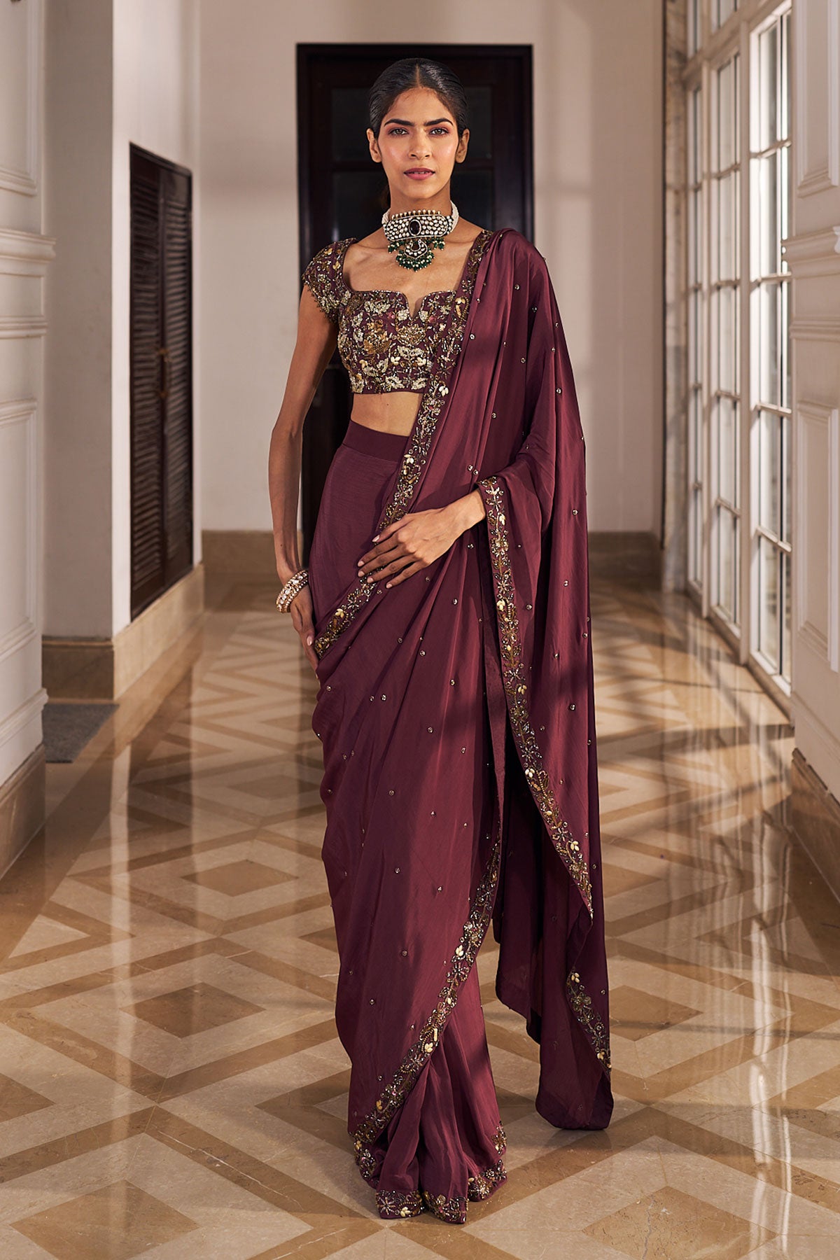 Bahaar saree set
