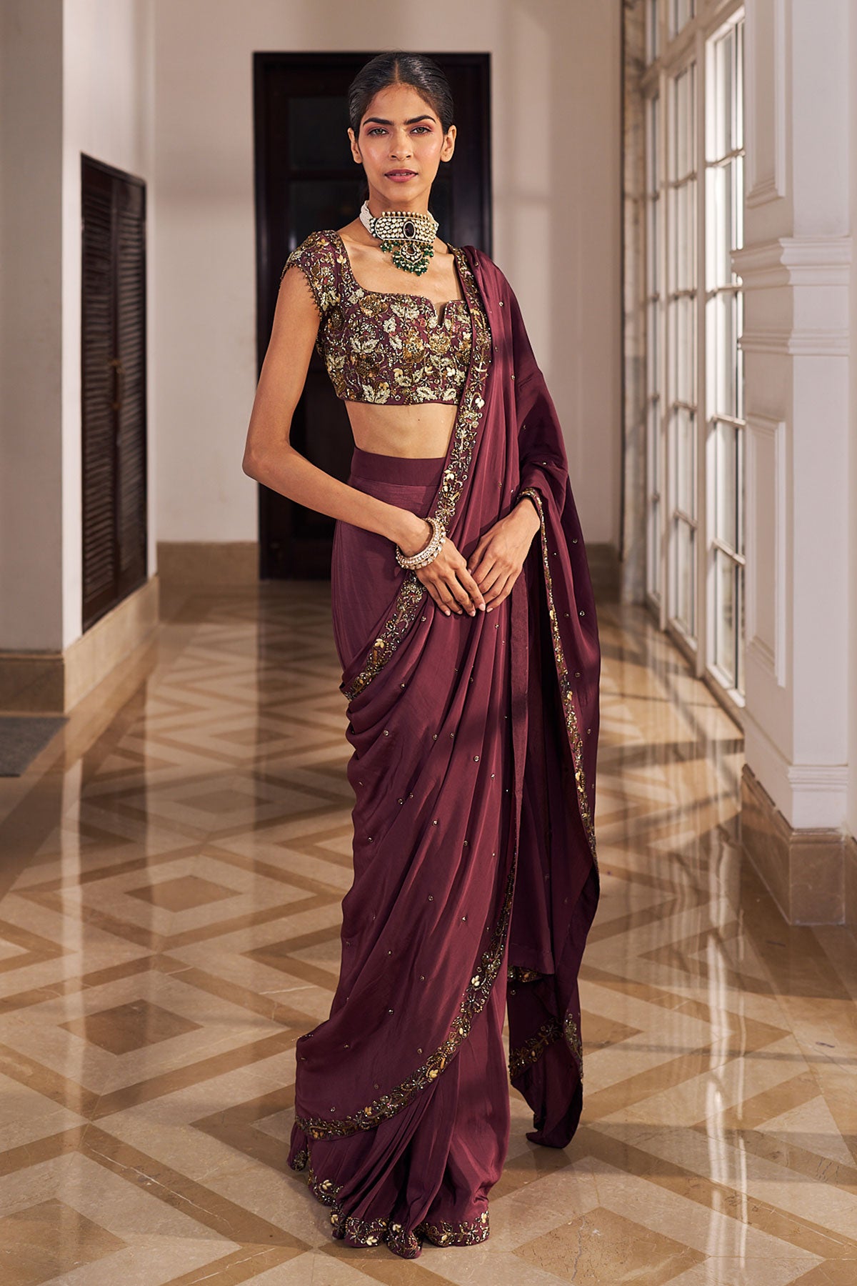 Bahaar saree set
