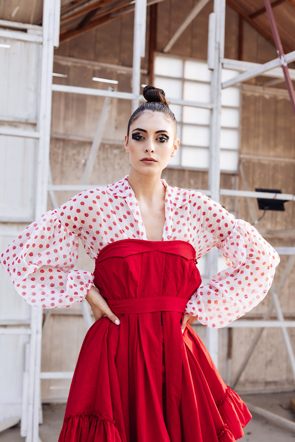 Women's Designer Luxury Red Tube Dress