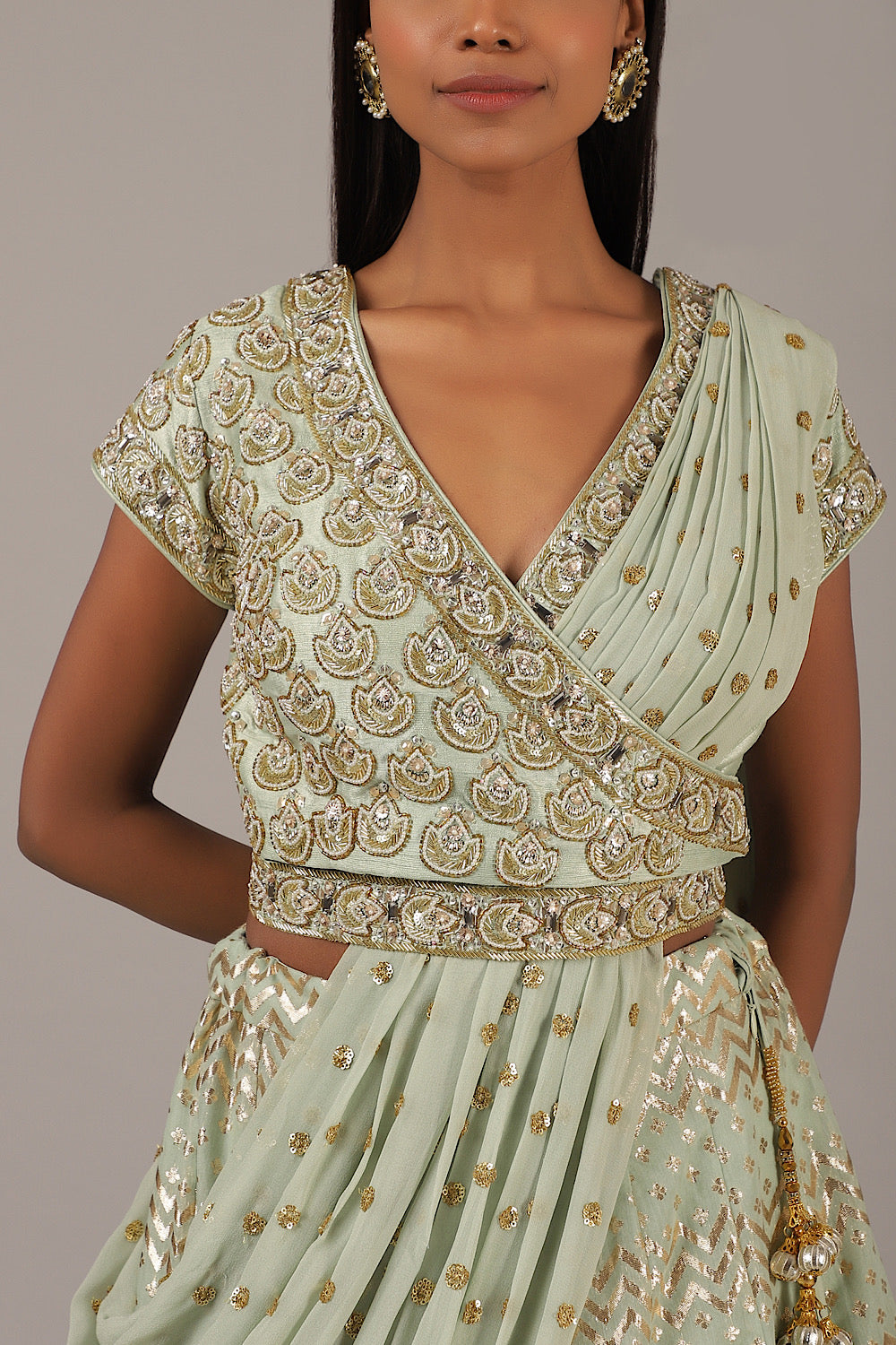 Buy Designer Women's Angrakha Lehenga Set | Nidhika Shekhar